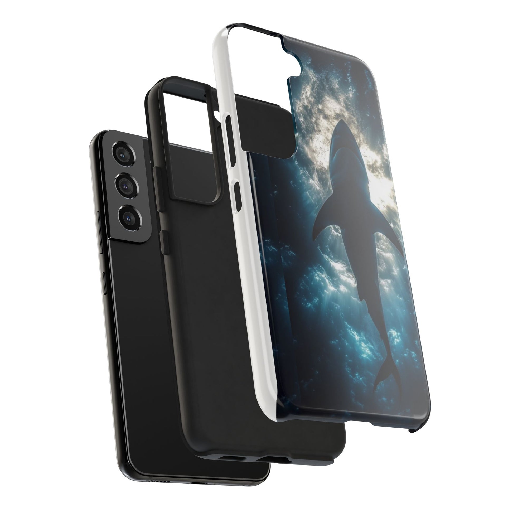 Great White Shark Themed Tough Phone Cases for Iphones & Samsung Phones