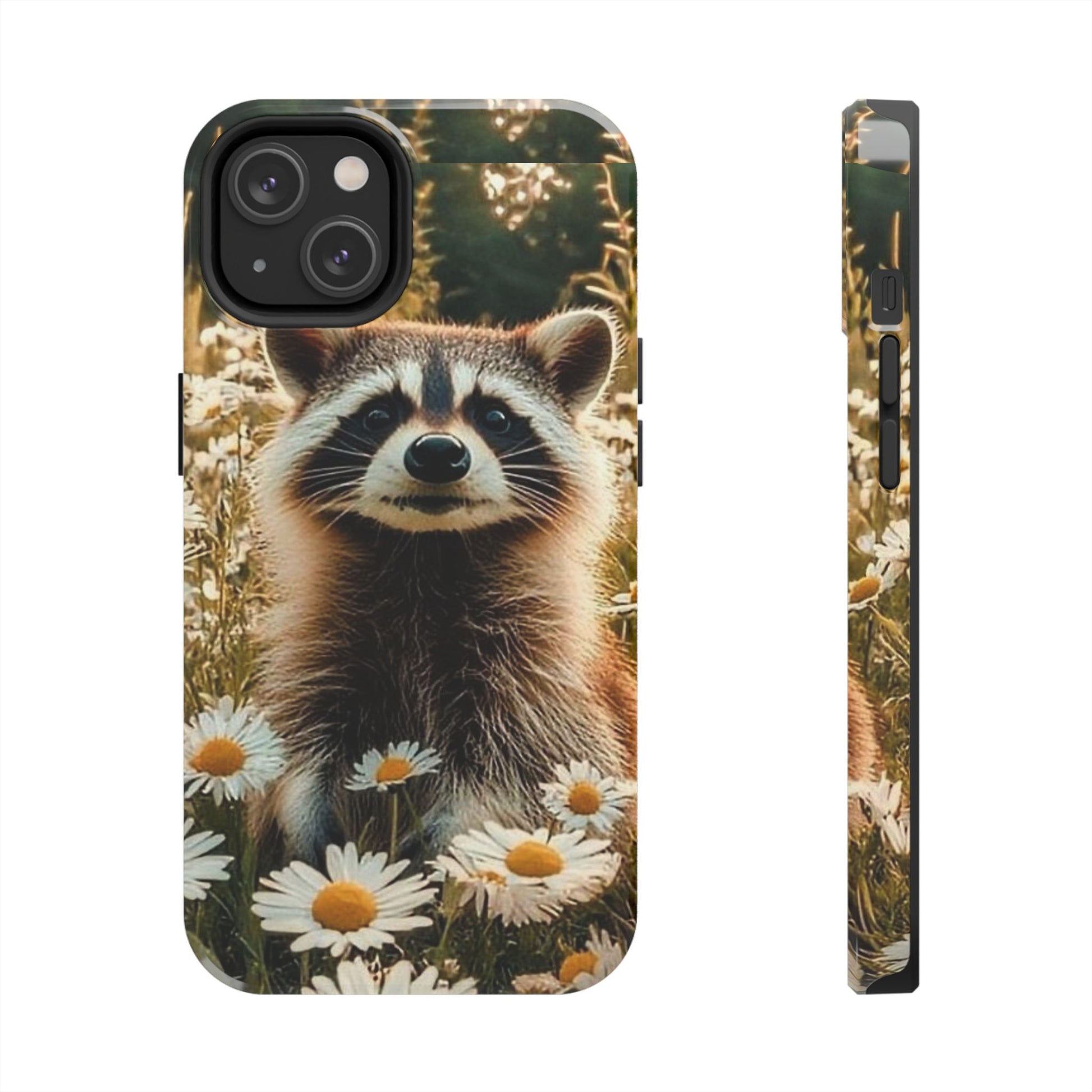 Cute Raccoon Theme Phone Cases for iPhones & Samsung Phones