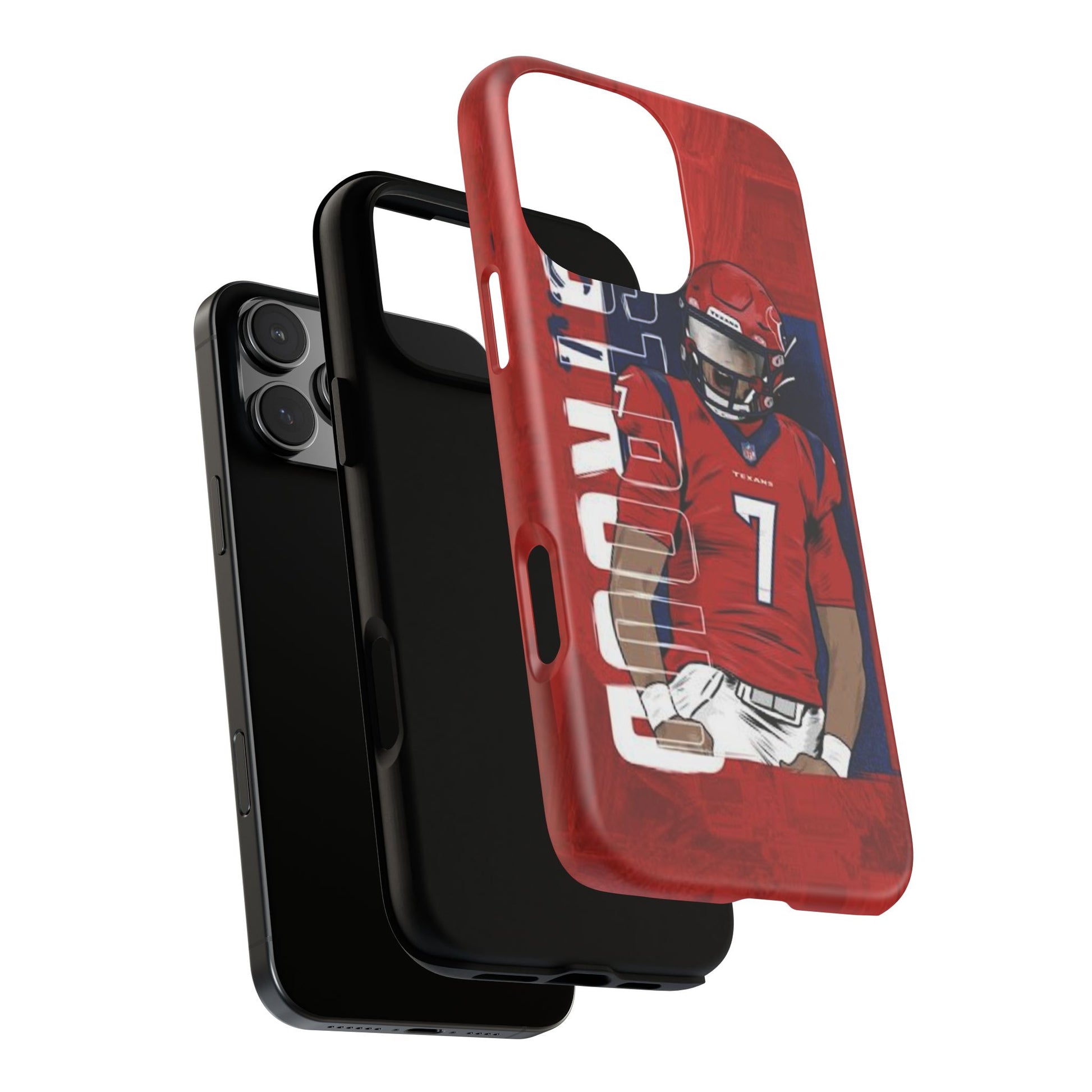 Houston Texans Football CJ Stroud Tough Cases for iPhones, Samsung, and Pixel