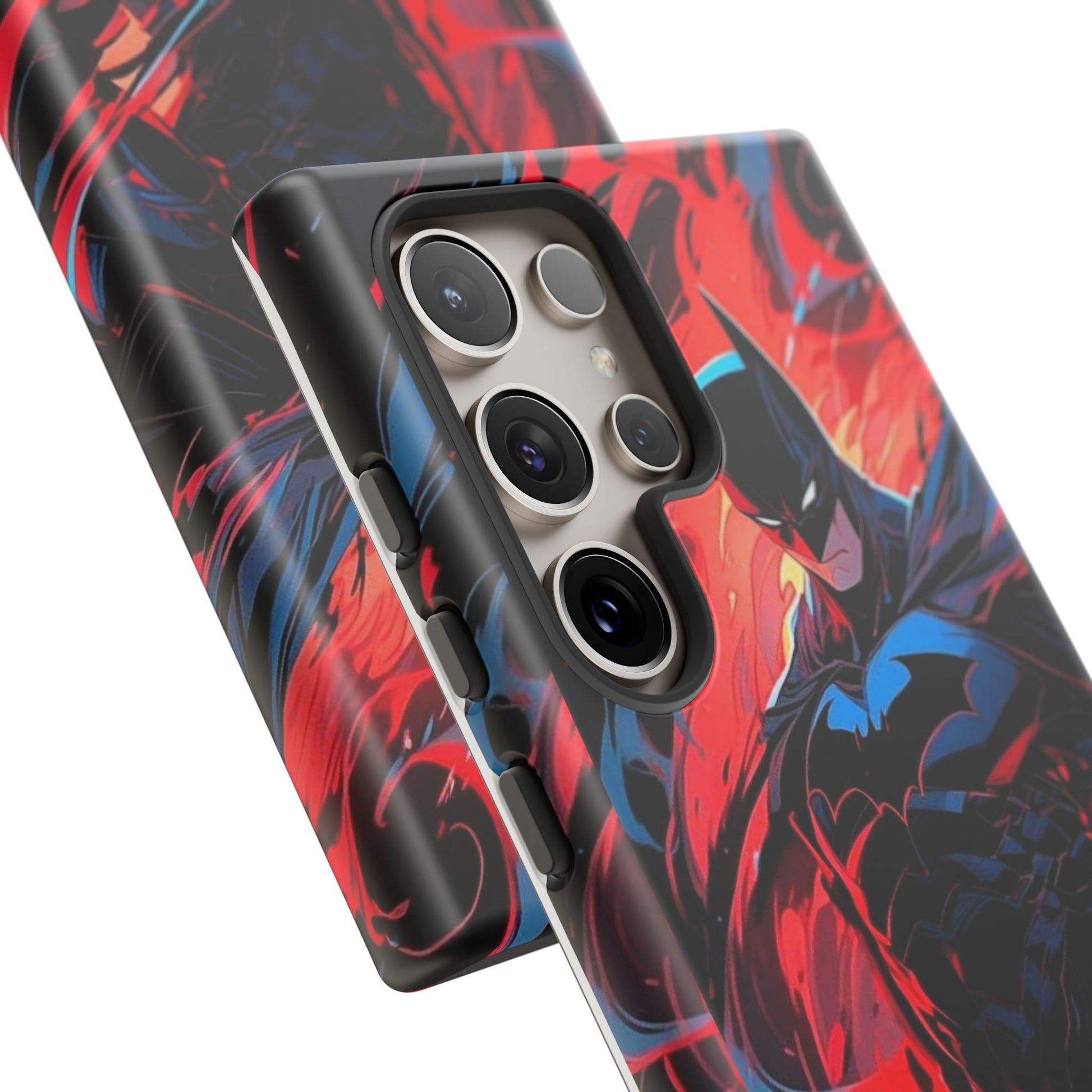 The Dark Knight Batman Art Tough Cases for iPhones, Samsung, and Pixel