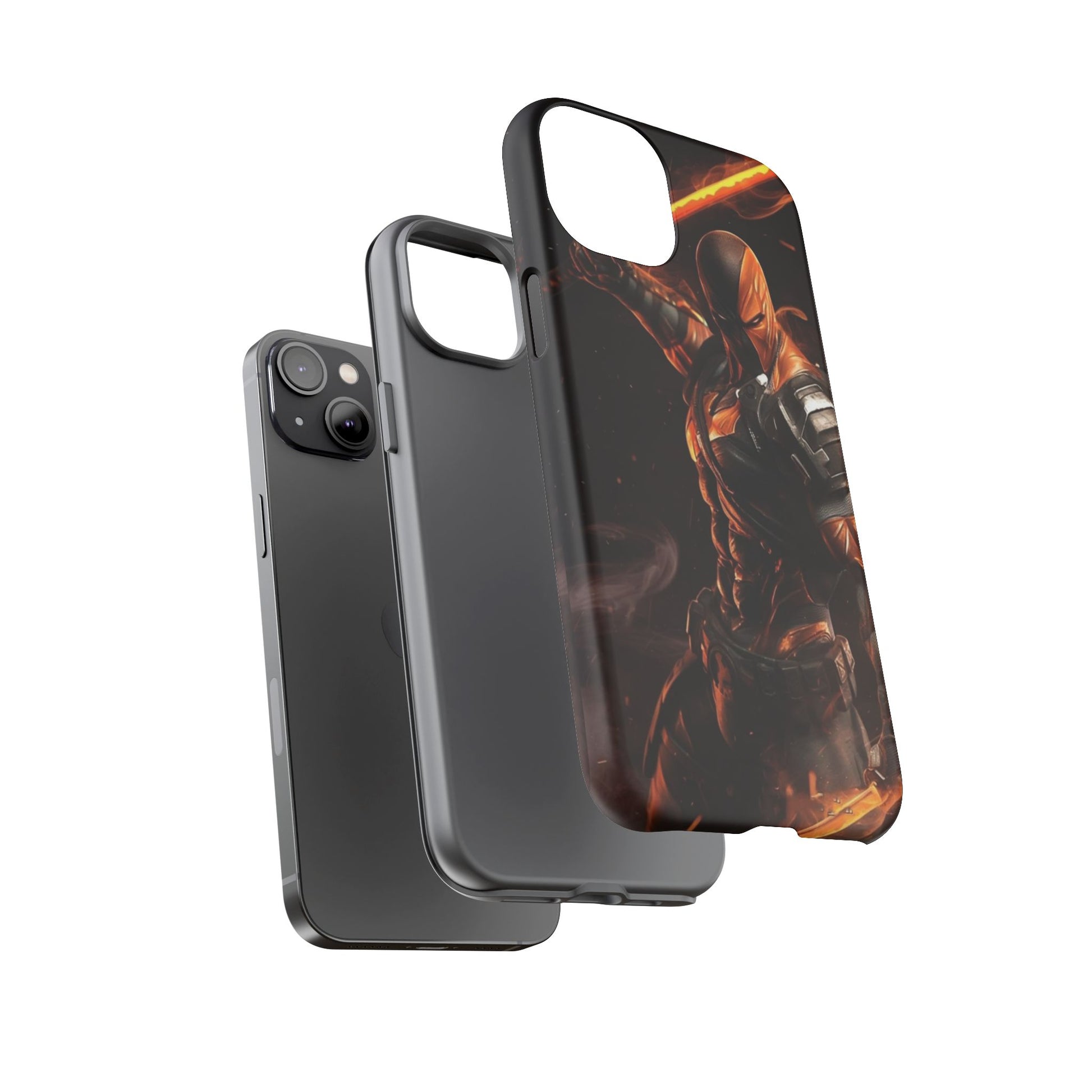 DC Comics Death Stroke Tough Cases for iPhones, Samsung, and Pixel