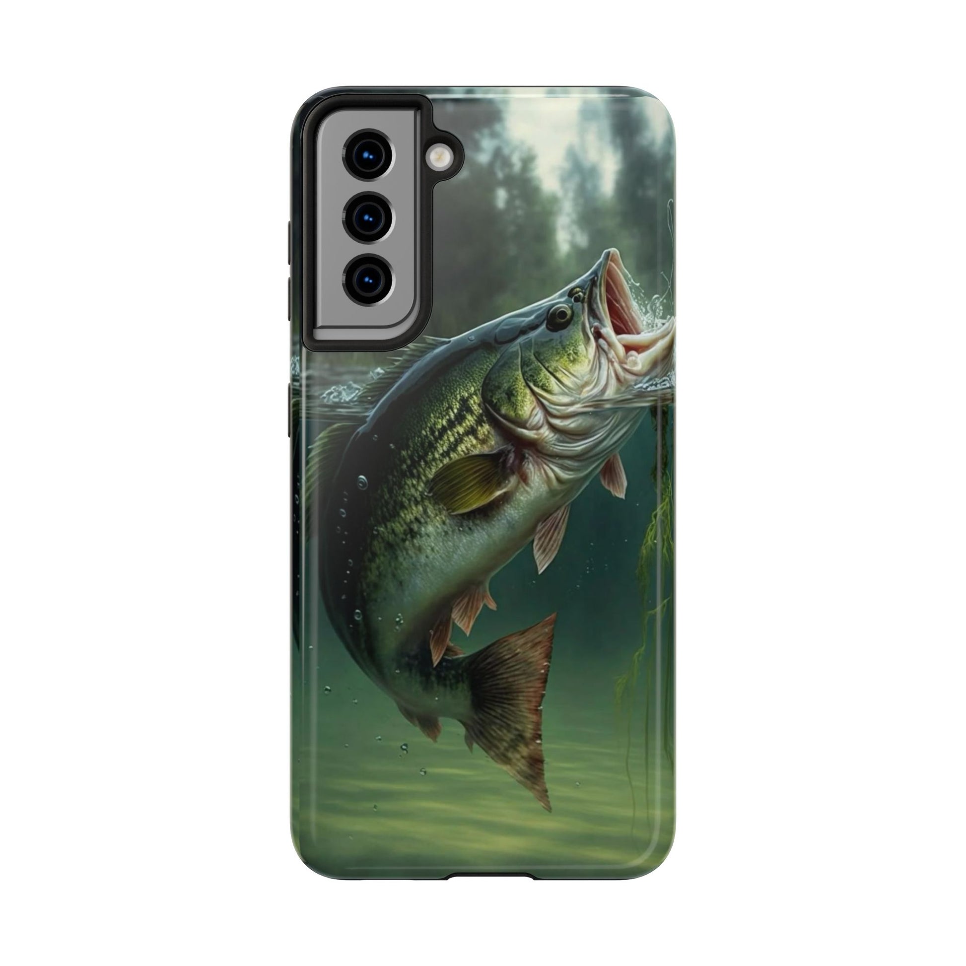 Large Mouth Bass Theme Phone Cases for iPhones & Samsung Phones