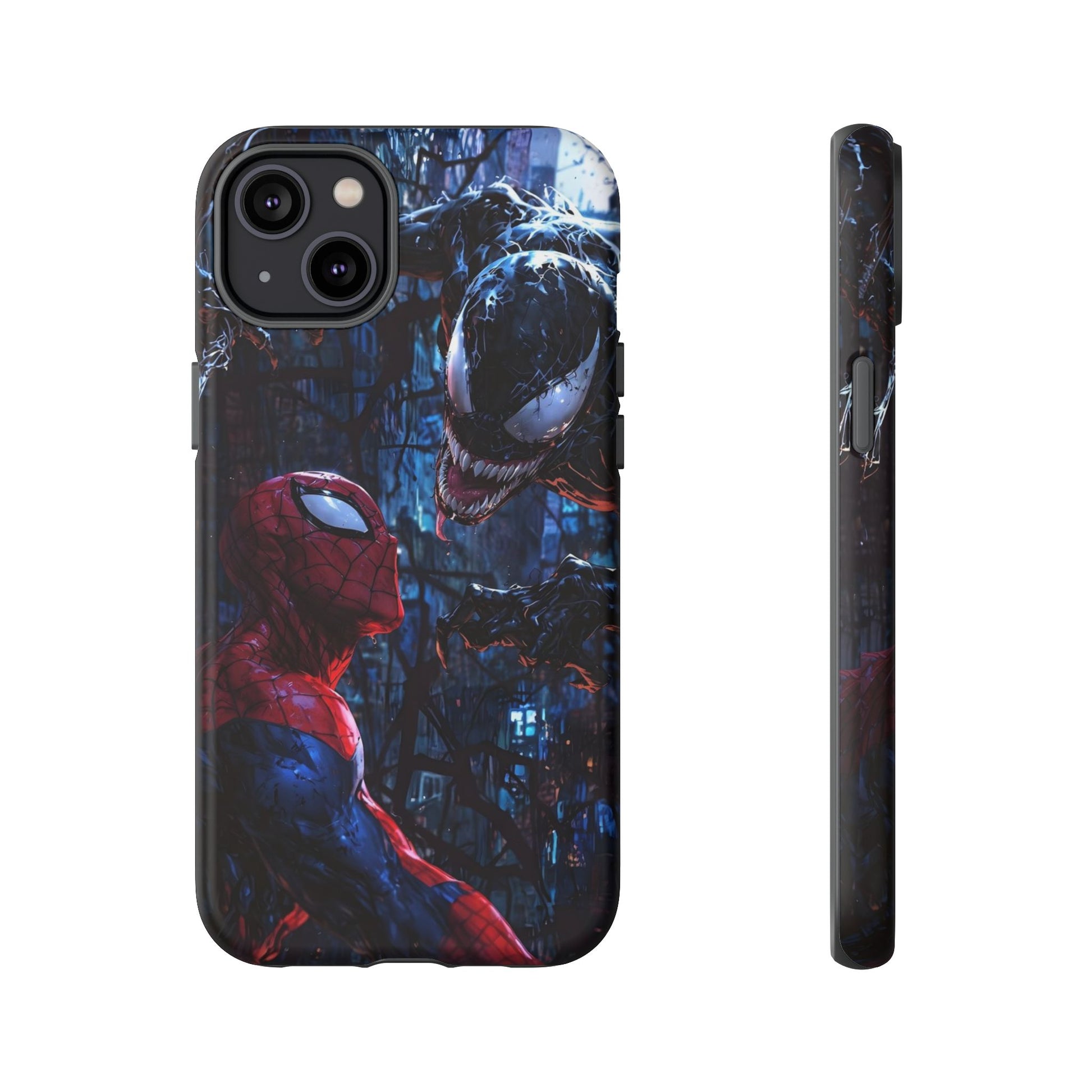 Venom x Spiderman Phone Case, Tough Cases for iPhones, Samsung, and Pixel
