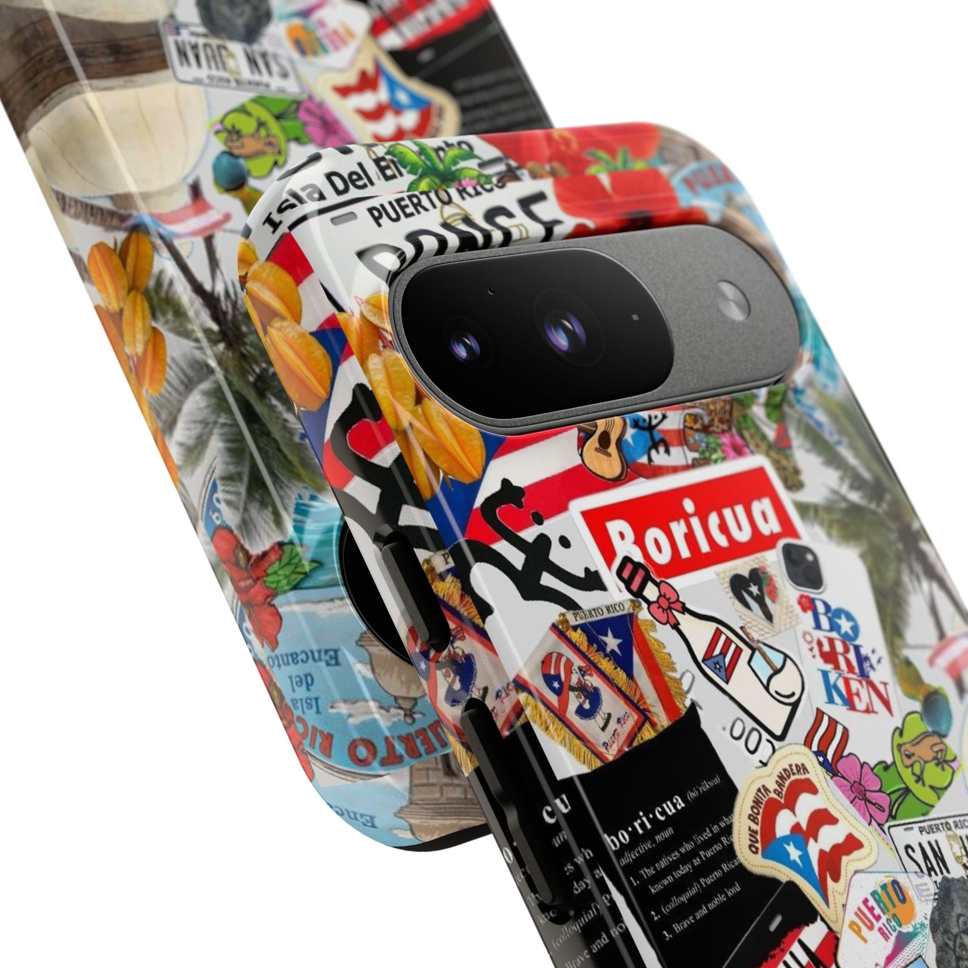 Puerto Rico Boricua Art Tough Cases for iPhones, Samsung, and Pixel
