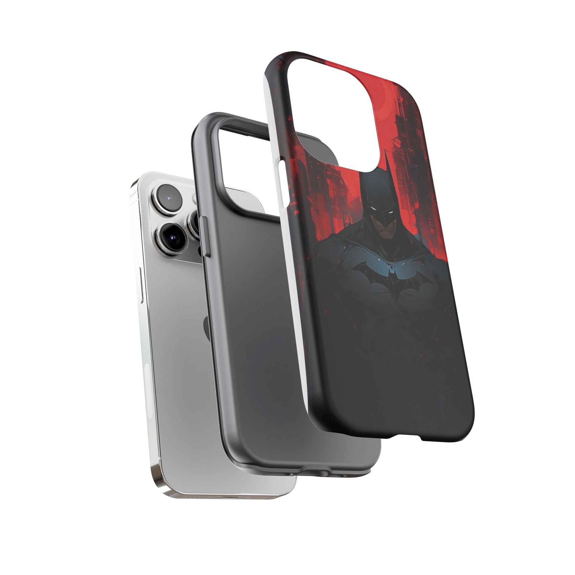 The Dark Knight Batman Tough Cases for iPhones, Samsung, and Pixel