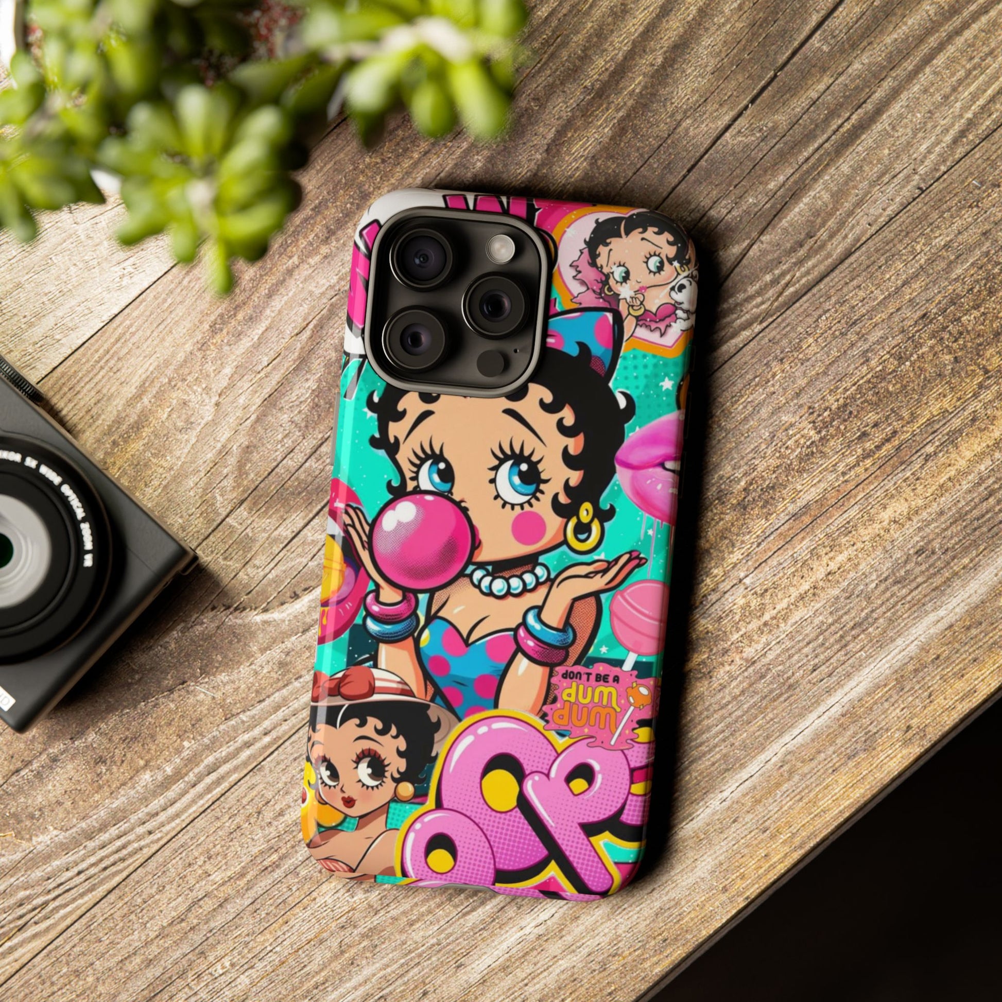Betty Boop Comic Strip Phone Case for iPhone, Samsung Galaxy, & Pixel Phones