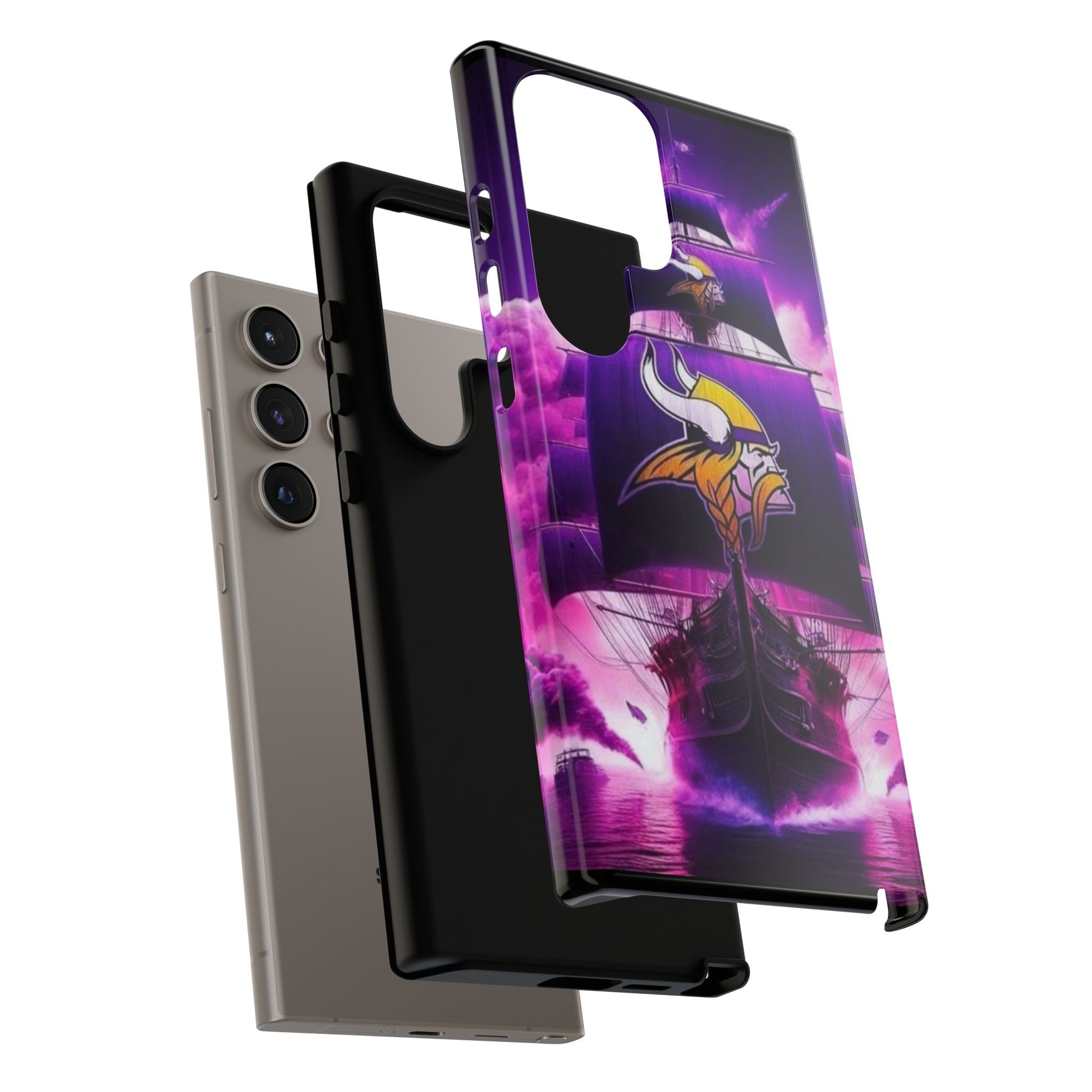 Minnesota Vikings Ship Football Phone Case, Tough Cases for iPhones, Samsung, and Pixel