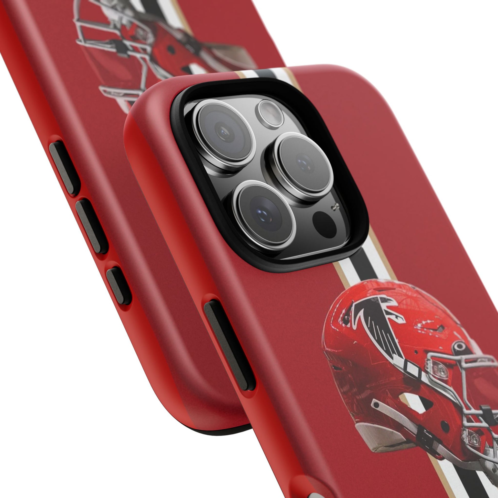 Atlanta Falcons Football Helmet Logo Tough Cases for iPhones, Samsung, and Pixel