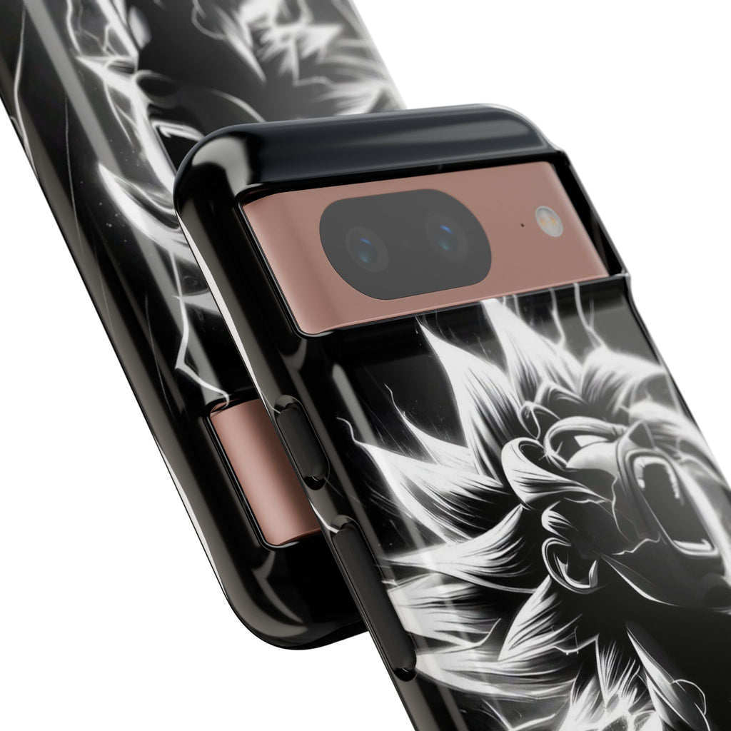 Anime Saiyan Rage Dragon ball Z Tough Cases for iPhones, Samsung, and Pixel