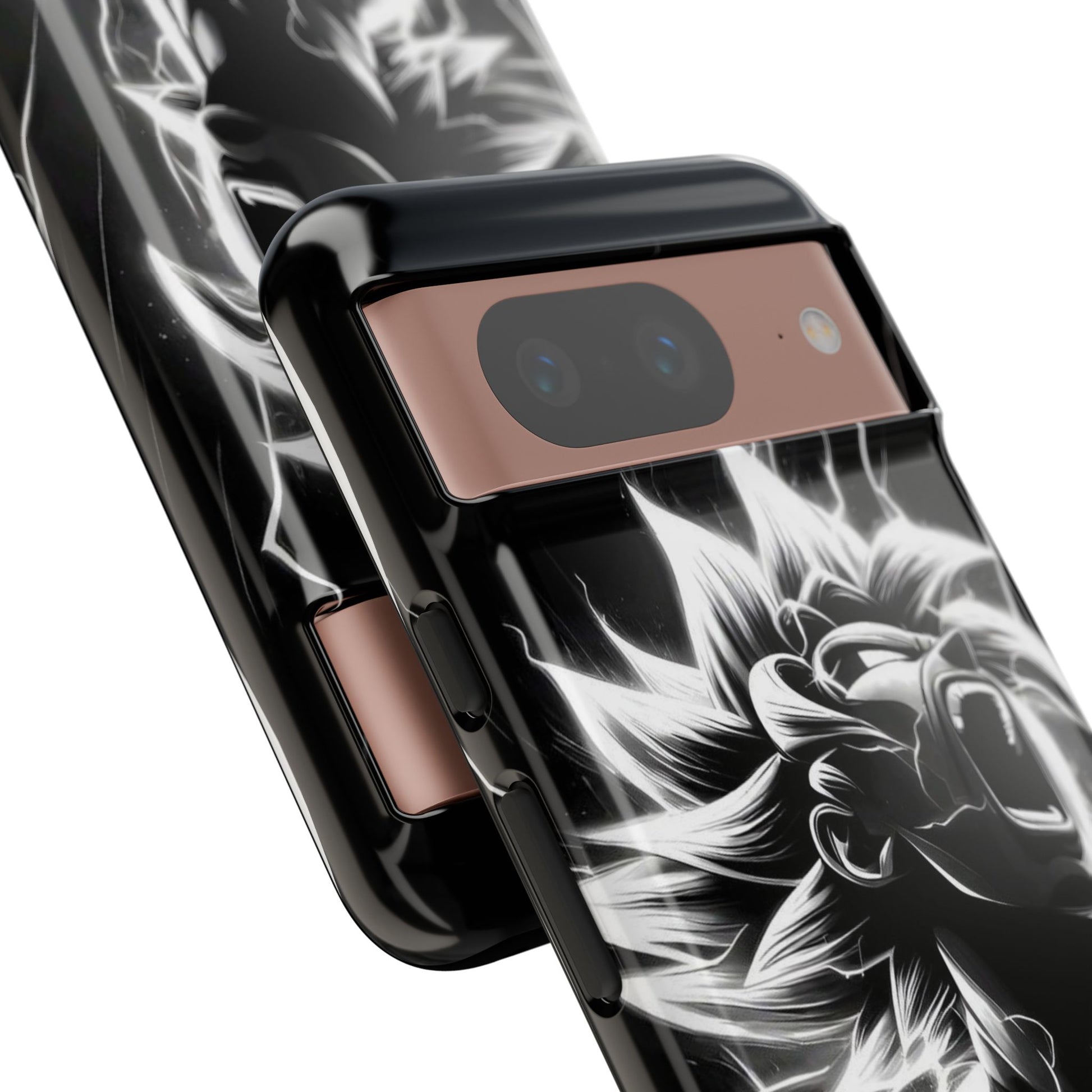Anime Saiyan Rage Dragon ball Z Tough Cases for iPhones, Samsung, and Pixel