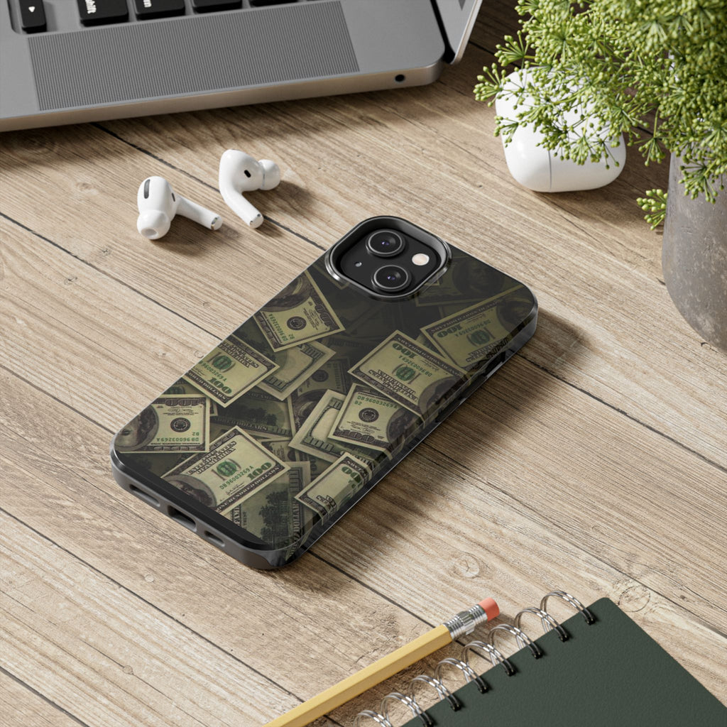 Money Pattern Print Theme Phone Case for iPhone & Samsung Galaxy Phones