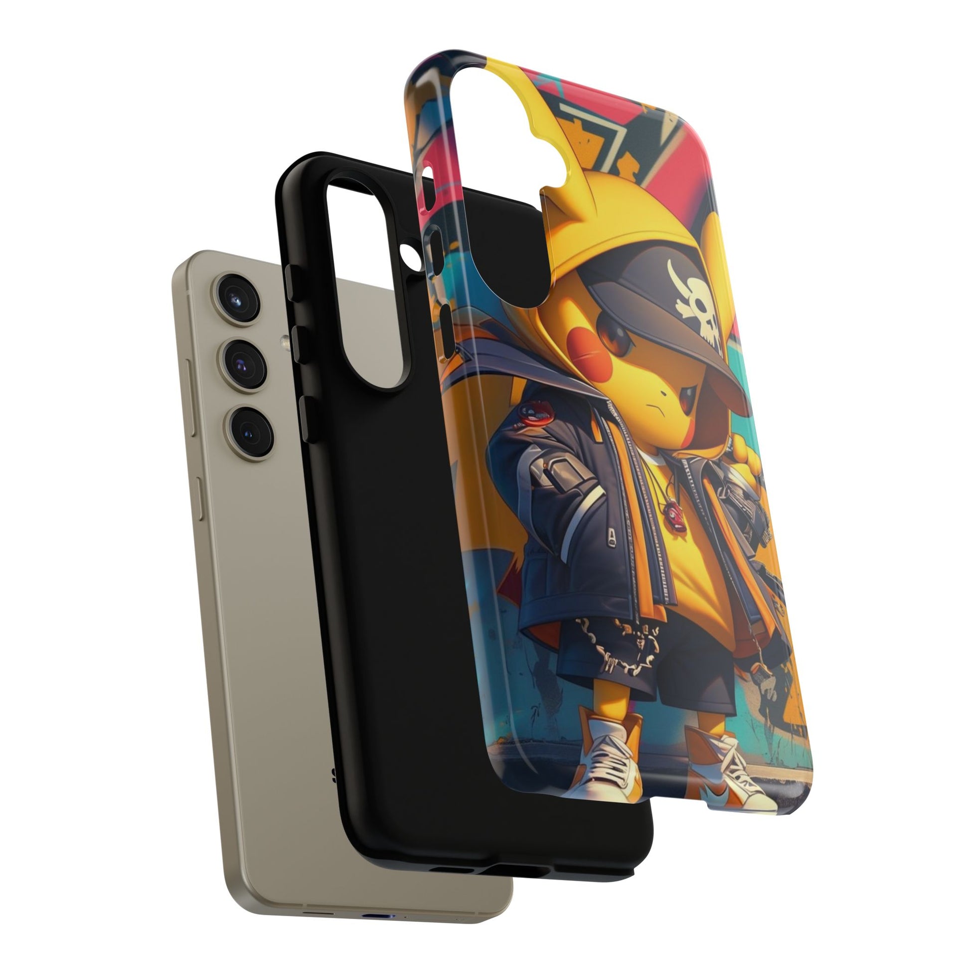Cute Poke Bear Phone Case, Tough Cases for iPhones, Samsung, and Pixel