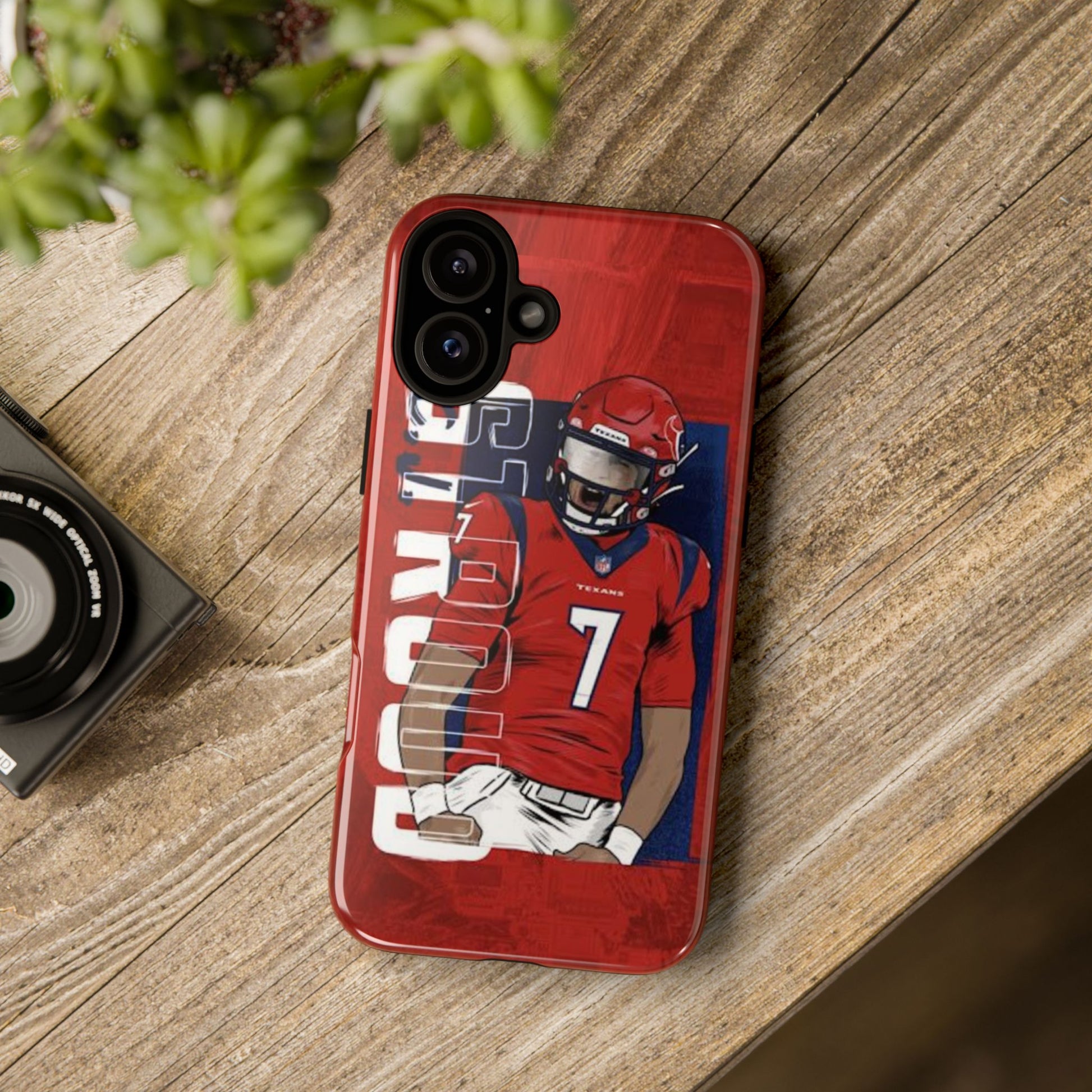 Houston Texans Football CJ Stroud Tough Cases for iPhones, Samsung, and Pixel