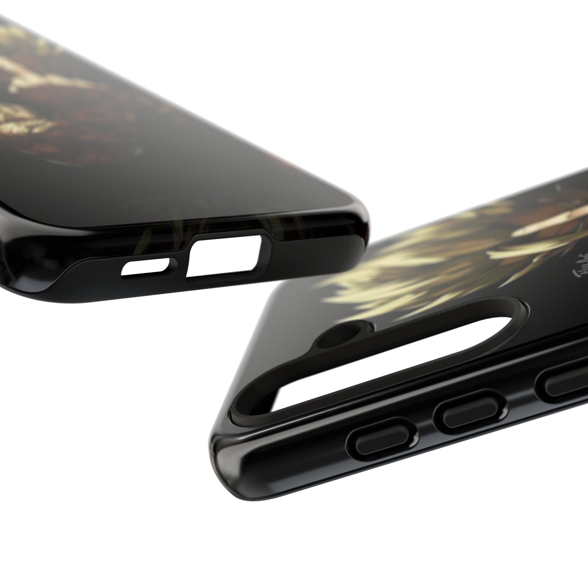 Middle Finger SS Goku Dragon Ball Z Tough Cases for iPhones, Samsung, and Pixel