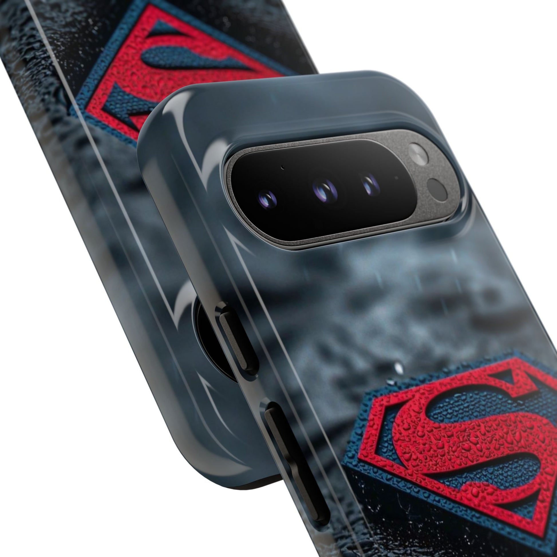 Superman Logo Tough Cases for iPhones, Samsung, and Pixel
