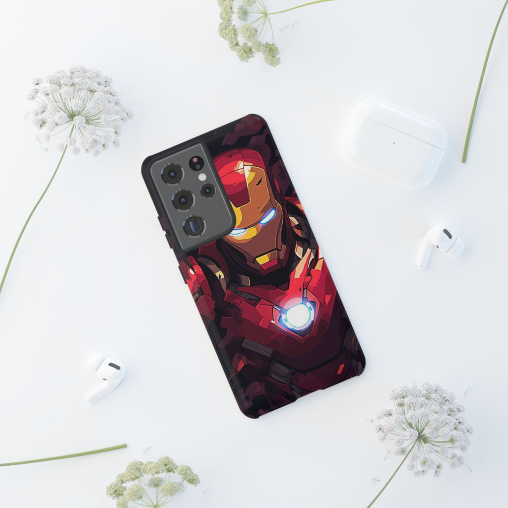 Invincible Iron Man Tough Cases for iPhones, Samsung, and Pixel