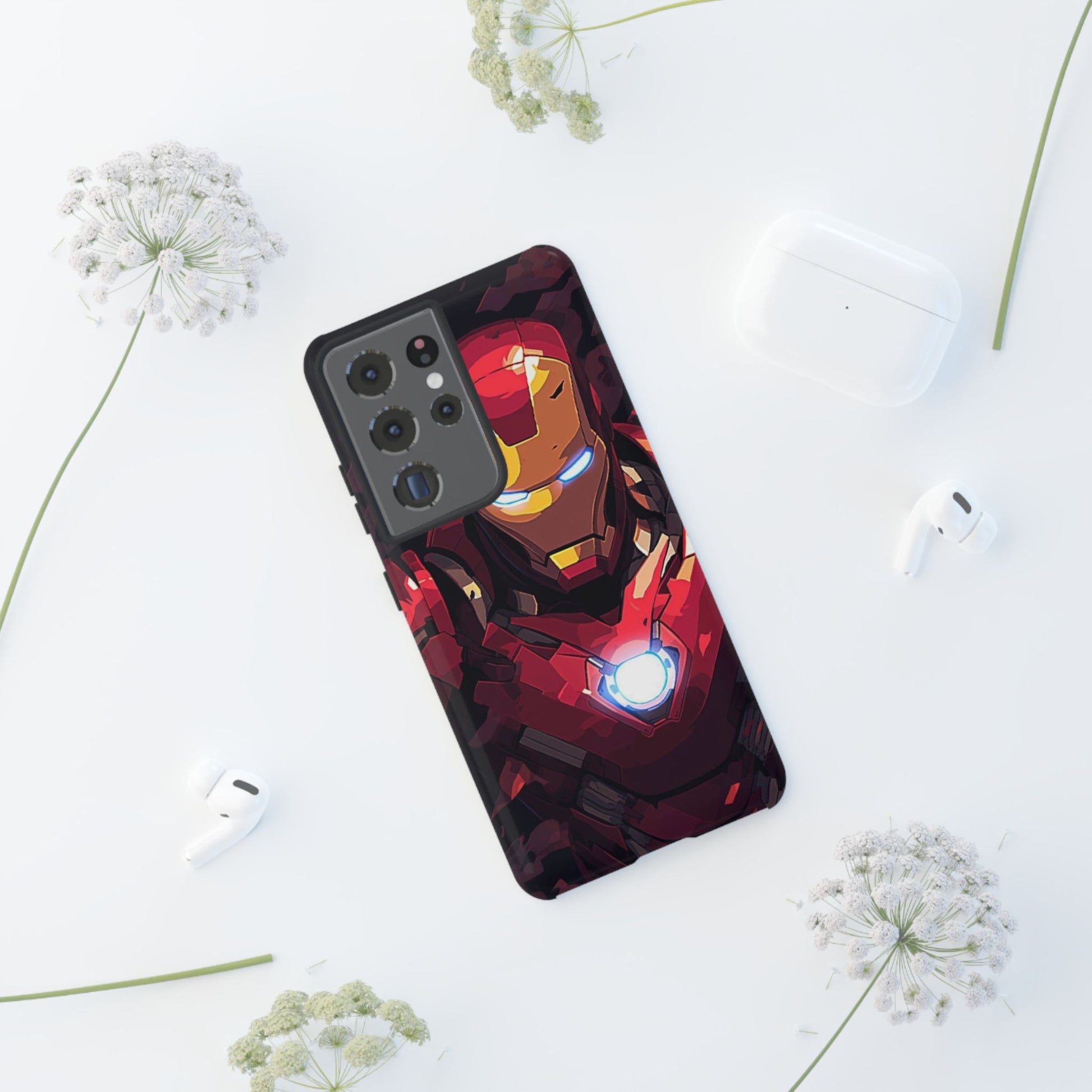 Invincible Iron Man Tough Cases for iPhones, Samsung, and Pixel