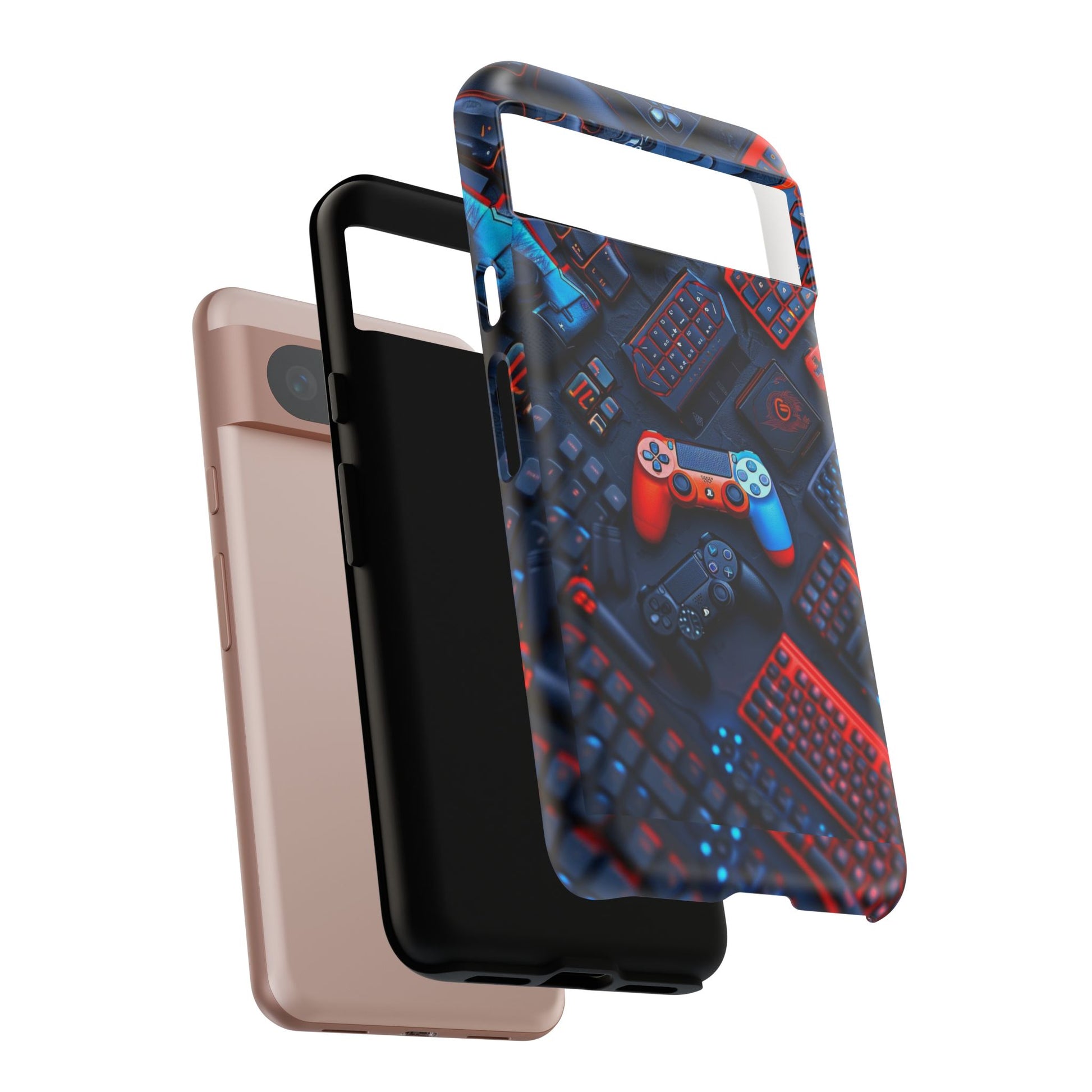 Gamer Themed Controllers Tough Cases for iPhones, Samsung, and Pixel