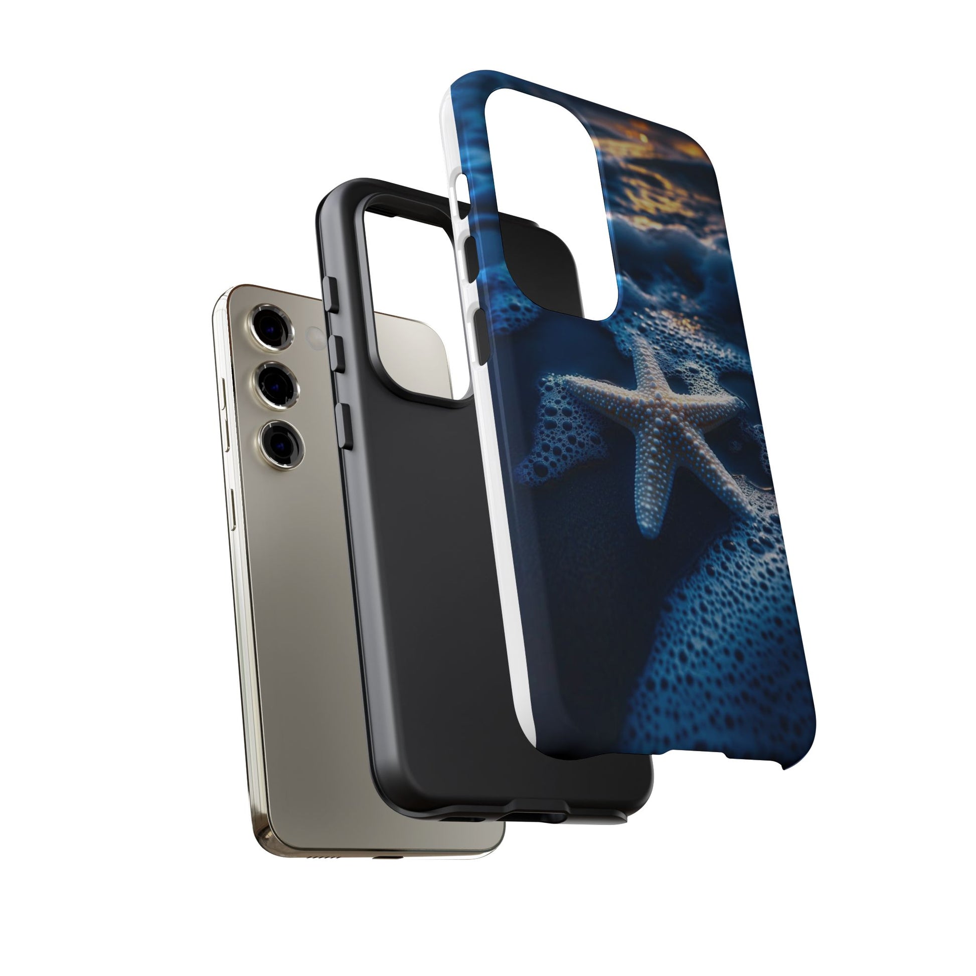 Starfish Beach Tough Cases for iPhones, Samsung, and Pixel