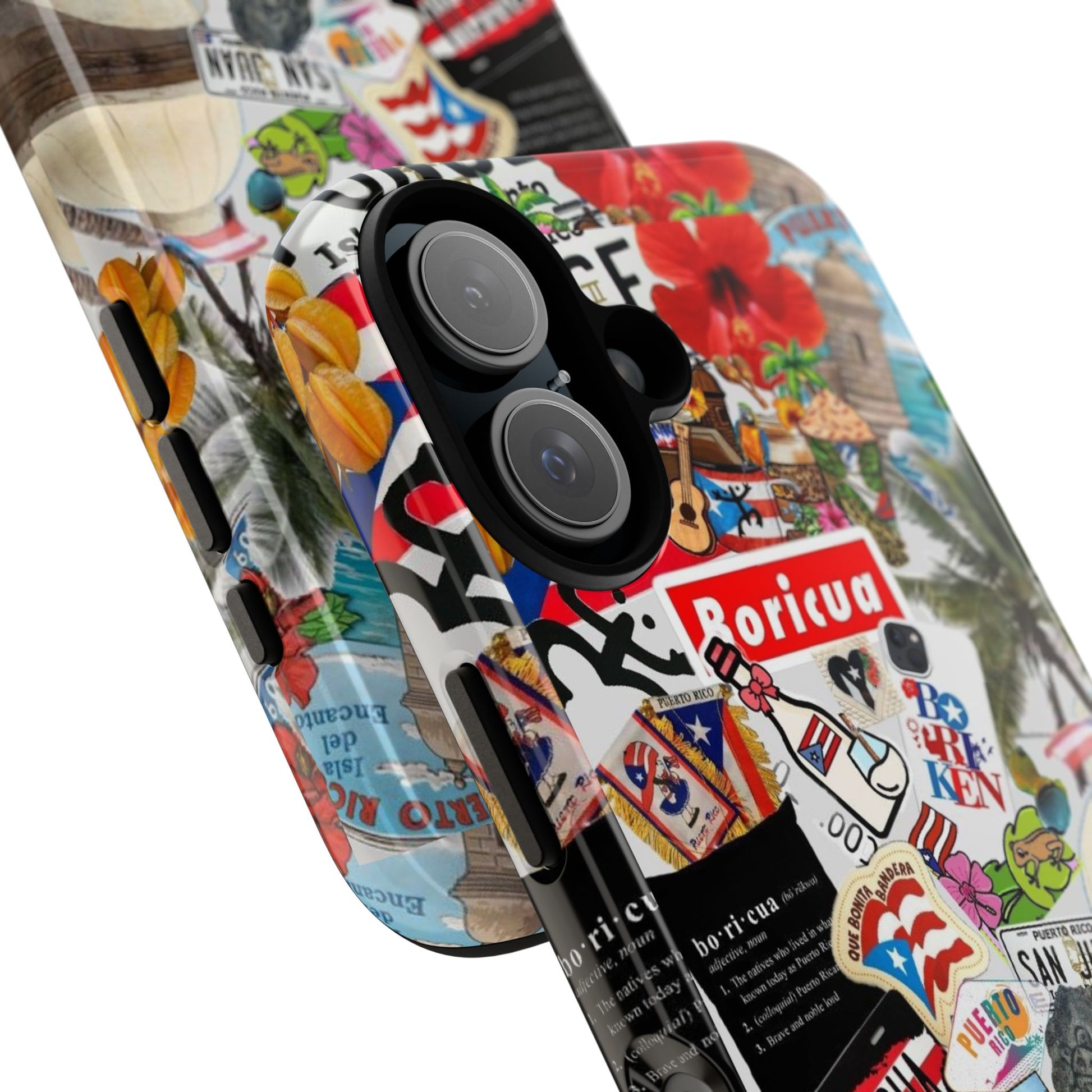 Puerto Rico Boricua Art Tough Cases for iPhones, Samsung, and Pixel