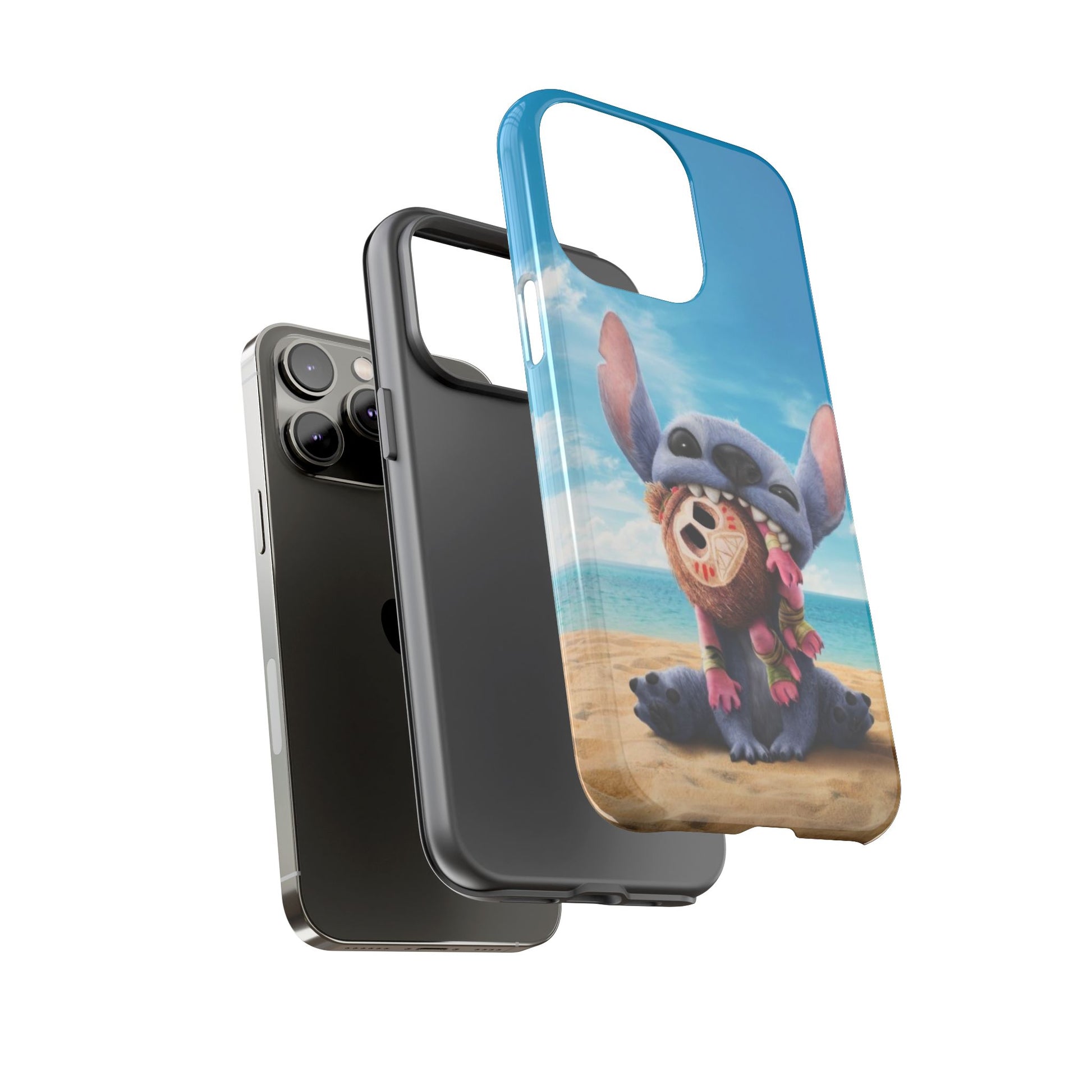Stitch Beach Sunset Landscape Phone Case for iPhone, Samsung Galaxy, & Pixel Phones