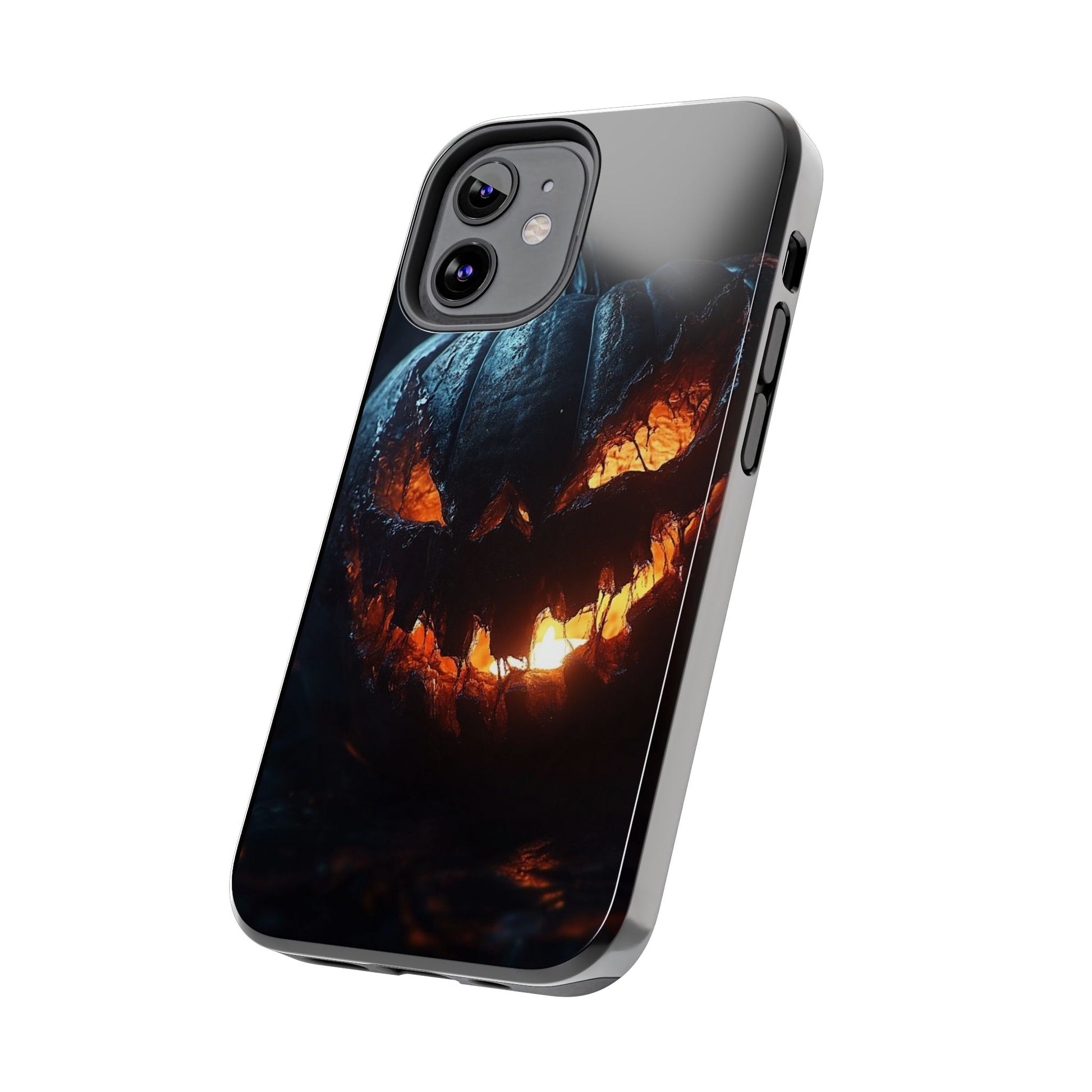 Scary Pumpkin Halloween Theme Phone Cases for iPhones & Samsung Phones