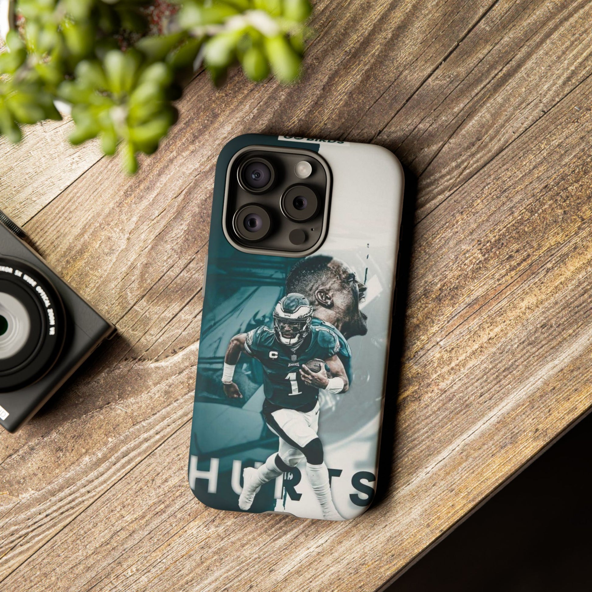 Jalen Hurts Eagles Football Tough Cases for iPhones, Samsung, and Pixel