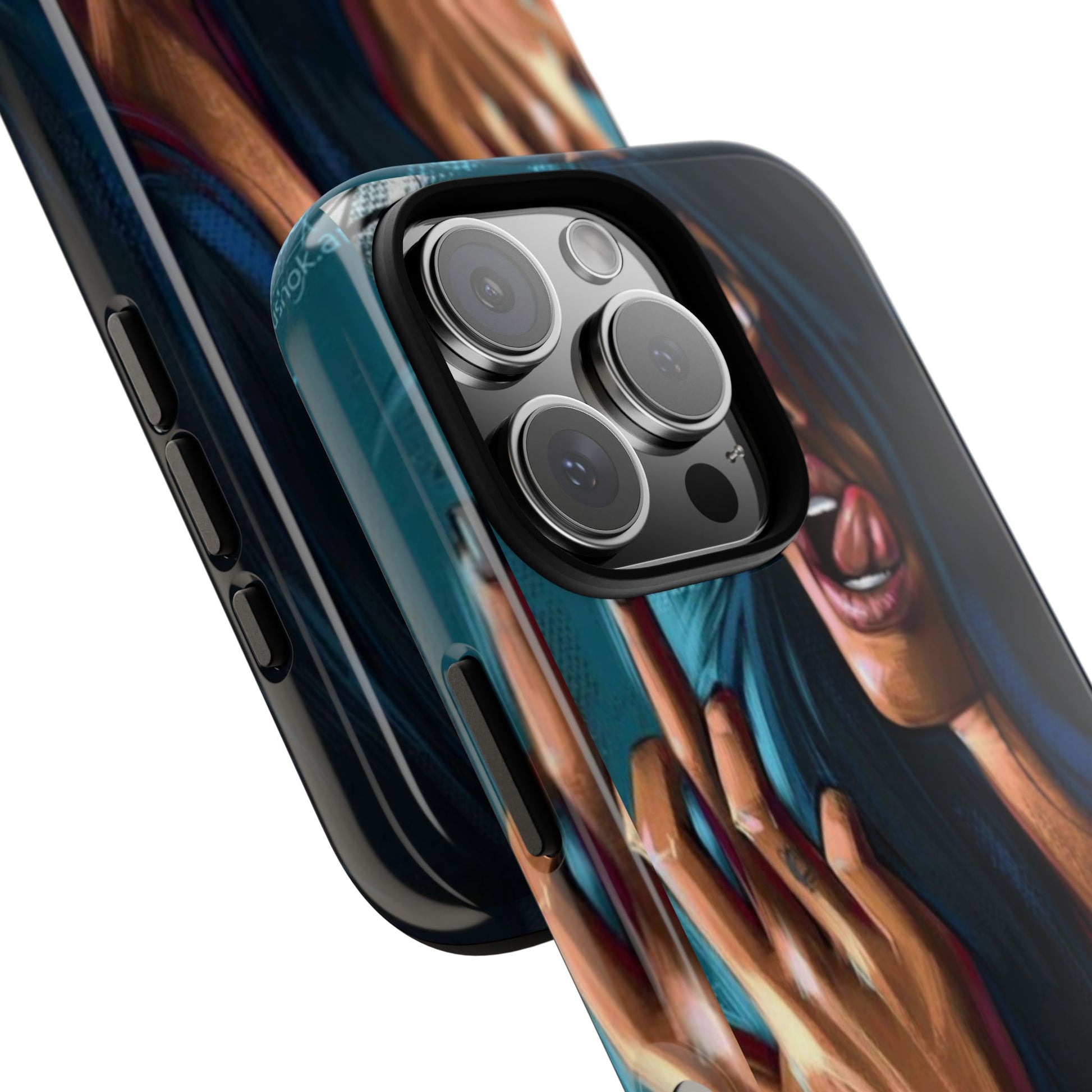 Tough Girl Theme Urban Design Cases for iPhones, Samsung, and Pixel