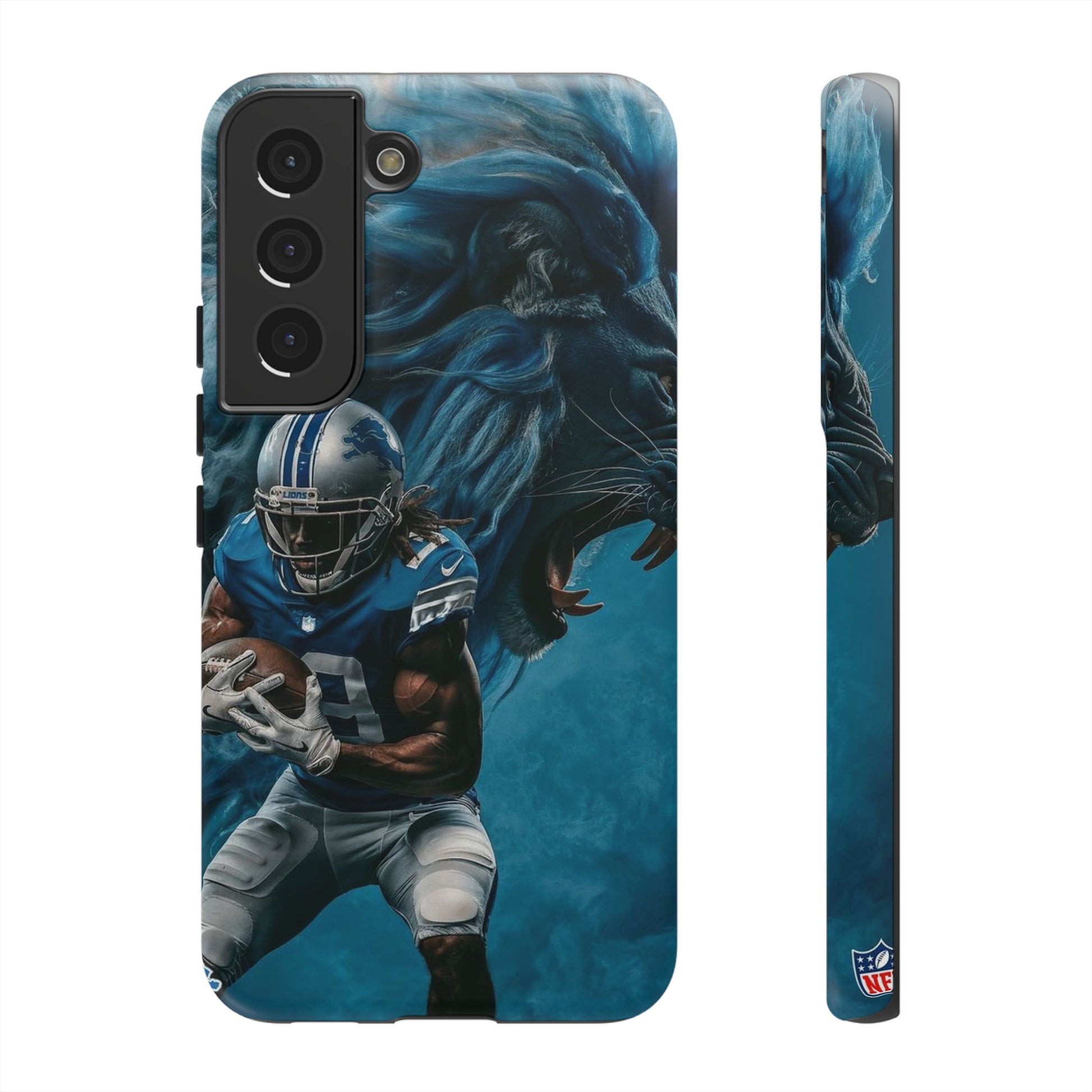 Detroit Lions Player Football Phone Case, Tough Cases for iPhones, Samsung, and Pixel