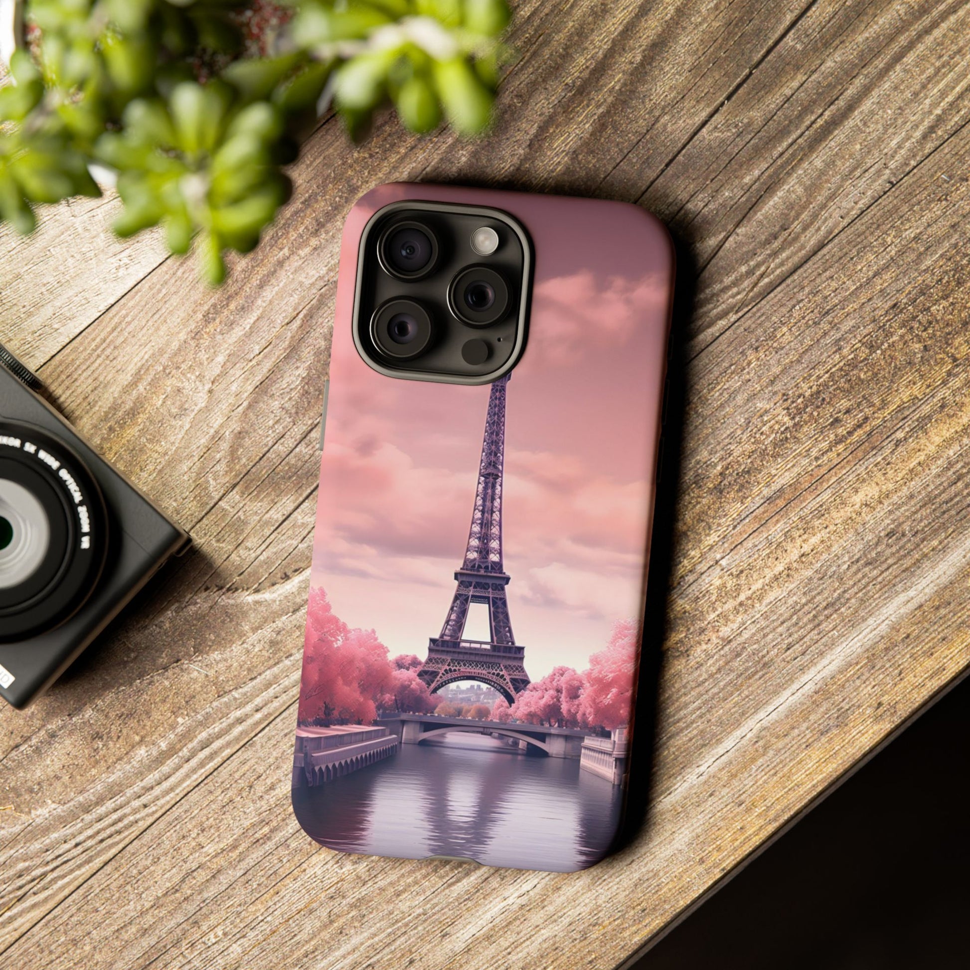 Eiffel Tower Paris Tough Cases for iPhones, Samsung, and Pixel