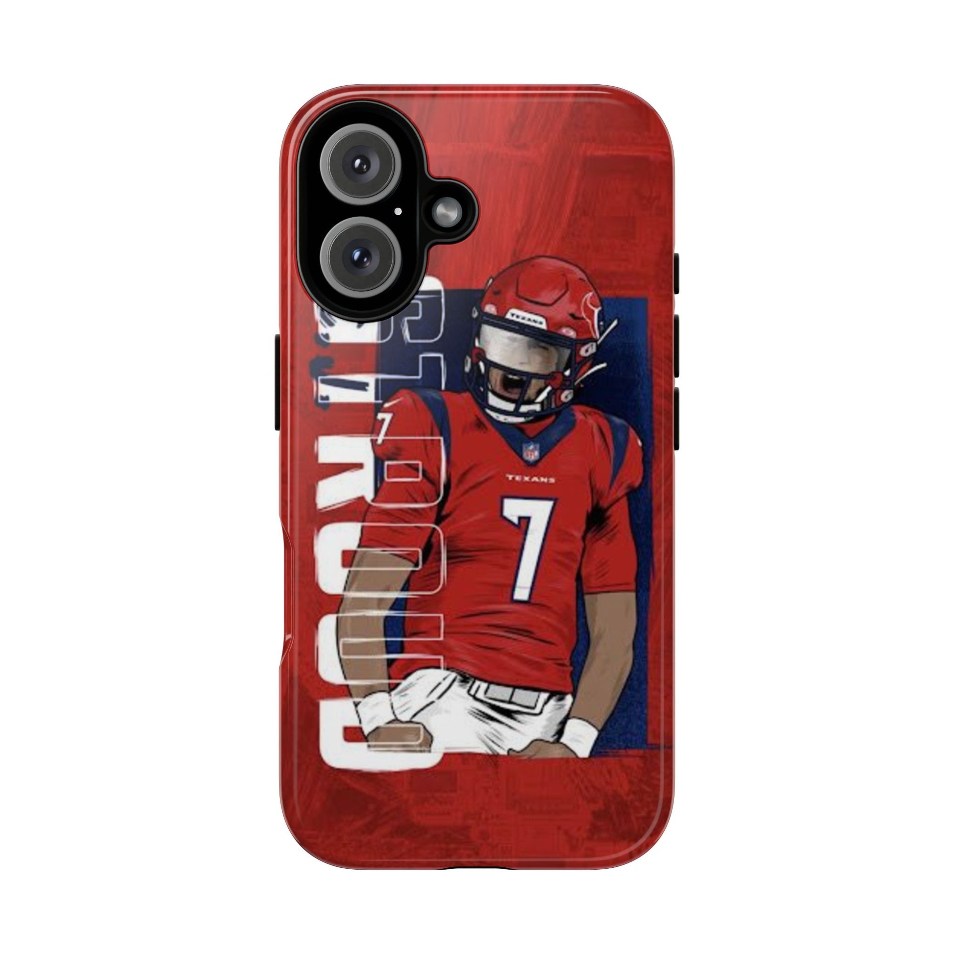 Houston Texans Football CJ Stroud Tough Cases for iPhones, Samsung, and Pixel