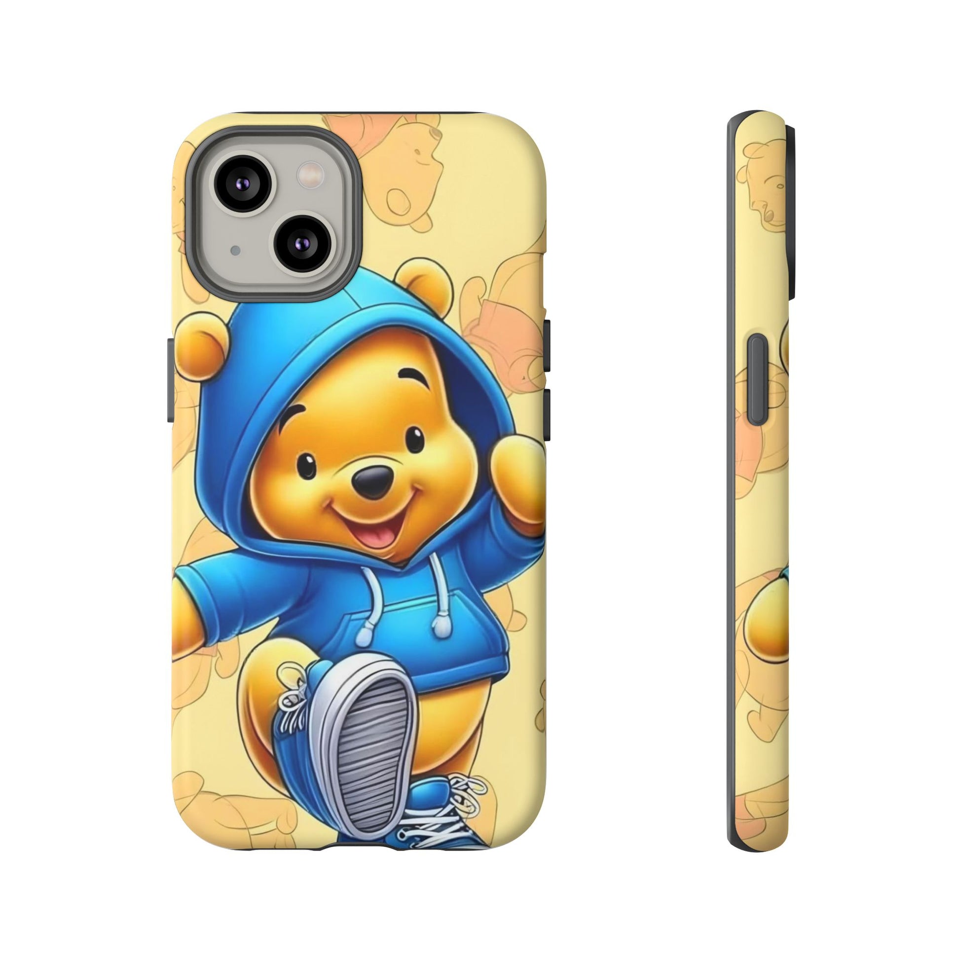 Cute Pooh Bear Phone Case, Tough Case