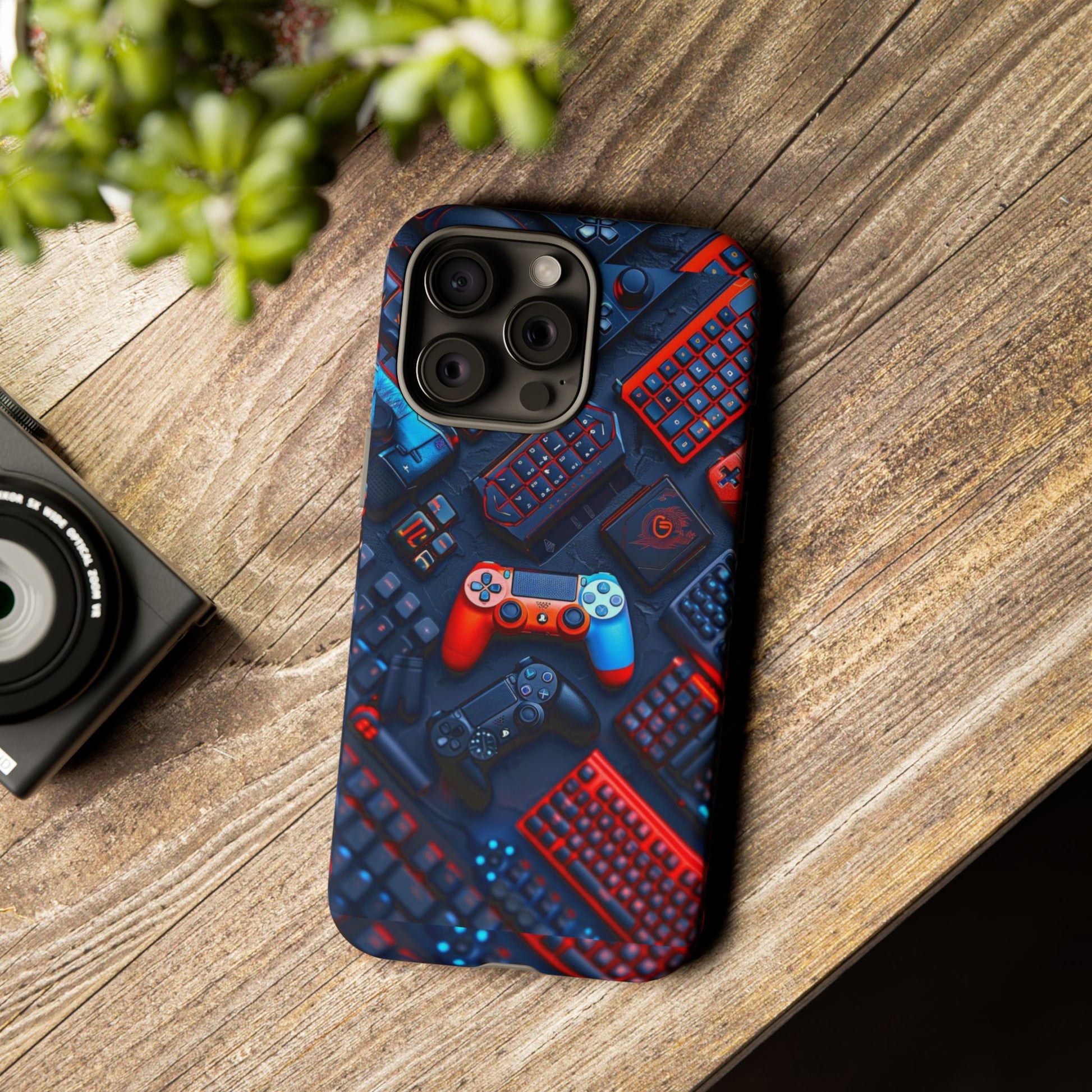 Gamer Themed Controllers Tough Cases for iPhones, Samsung, and Pixel