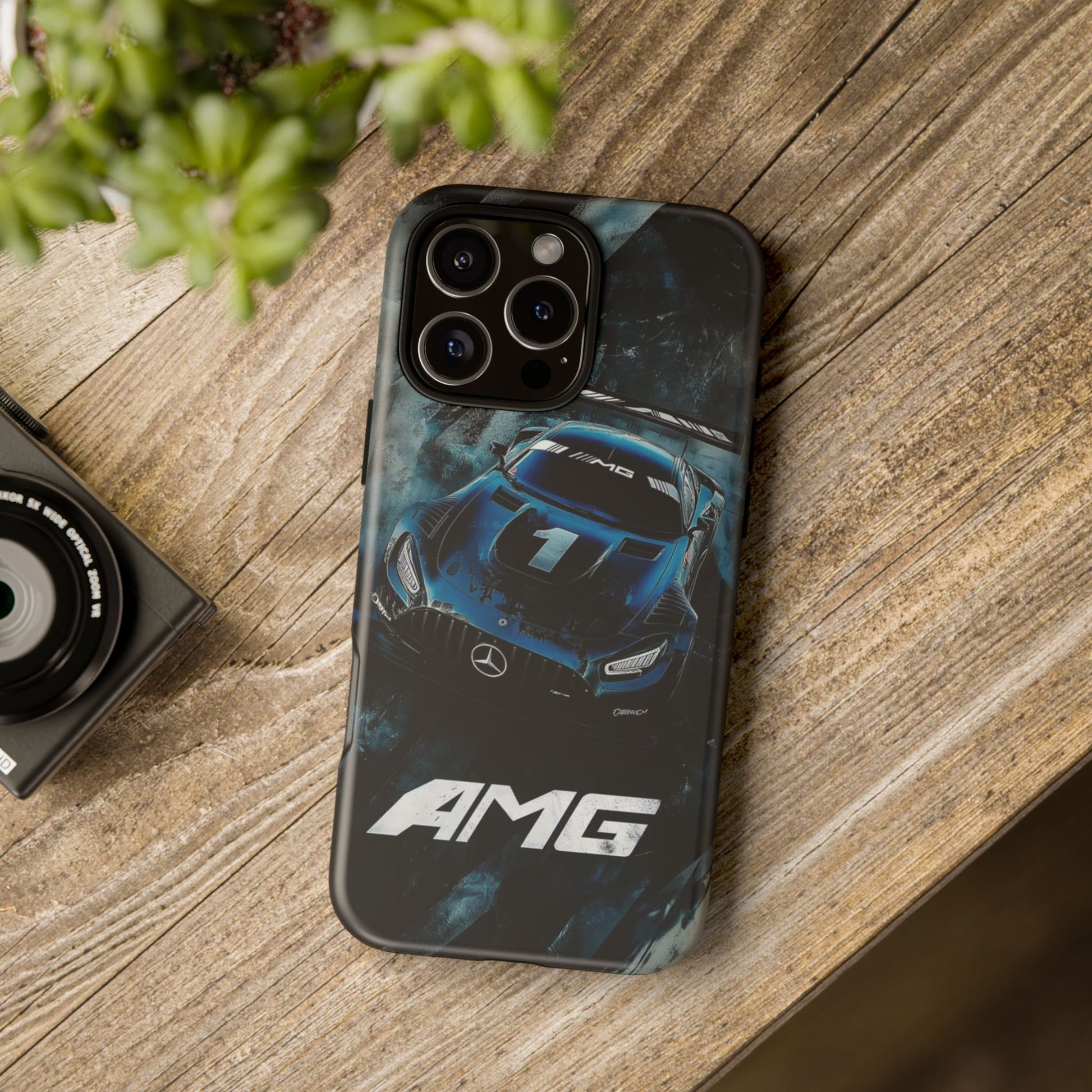 Mercedes AMG Racing Car Tough Cases for iPhones, Samsung, and Pixel