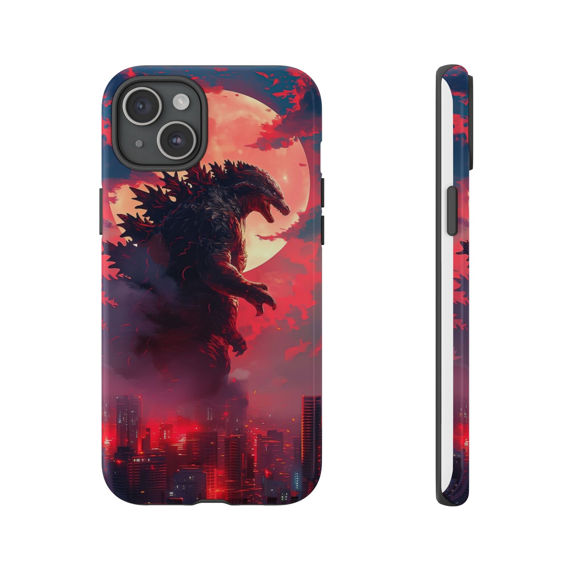 King of Monsters Godzilla Tough Phone Cases for iPhones, Samsung, and Pixel