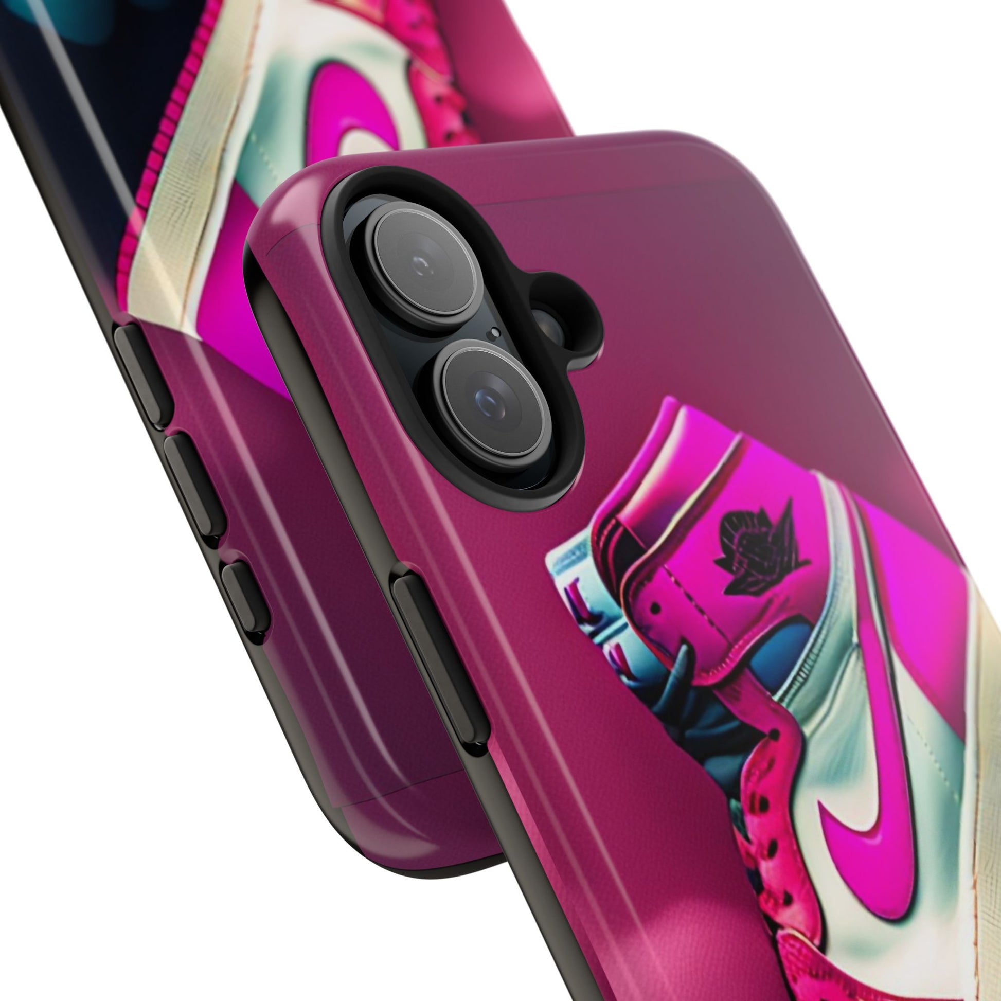 Pink Jordan Sneakers Phone Cases for iPhones & Samsung Phones