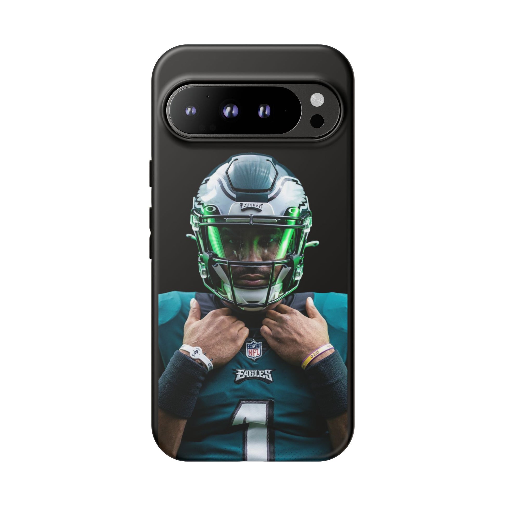 Eagles Football Jalen Hurts Tough Cases for iPhones, Samsung, and Pixel