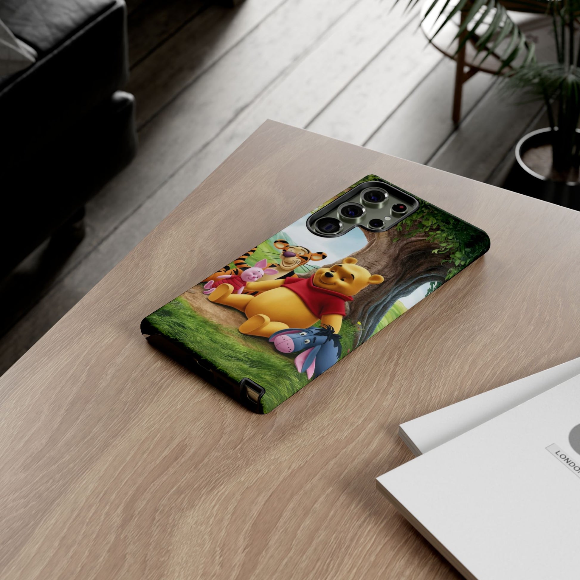 Cute Pooh Bear Phone Case, Tough Cases, Disney Phone for iPhones, Samsung, and Pixel
