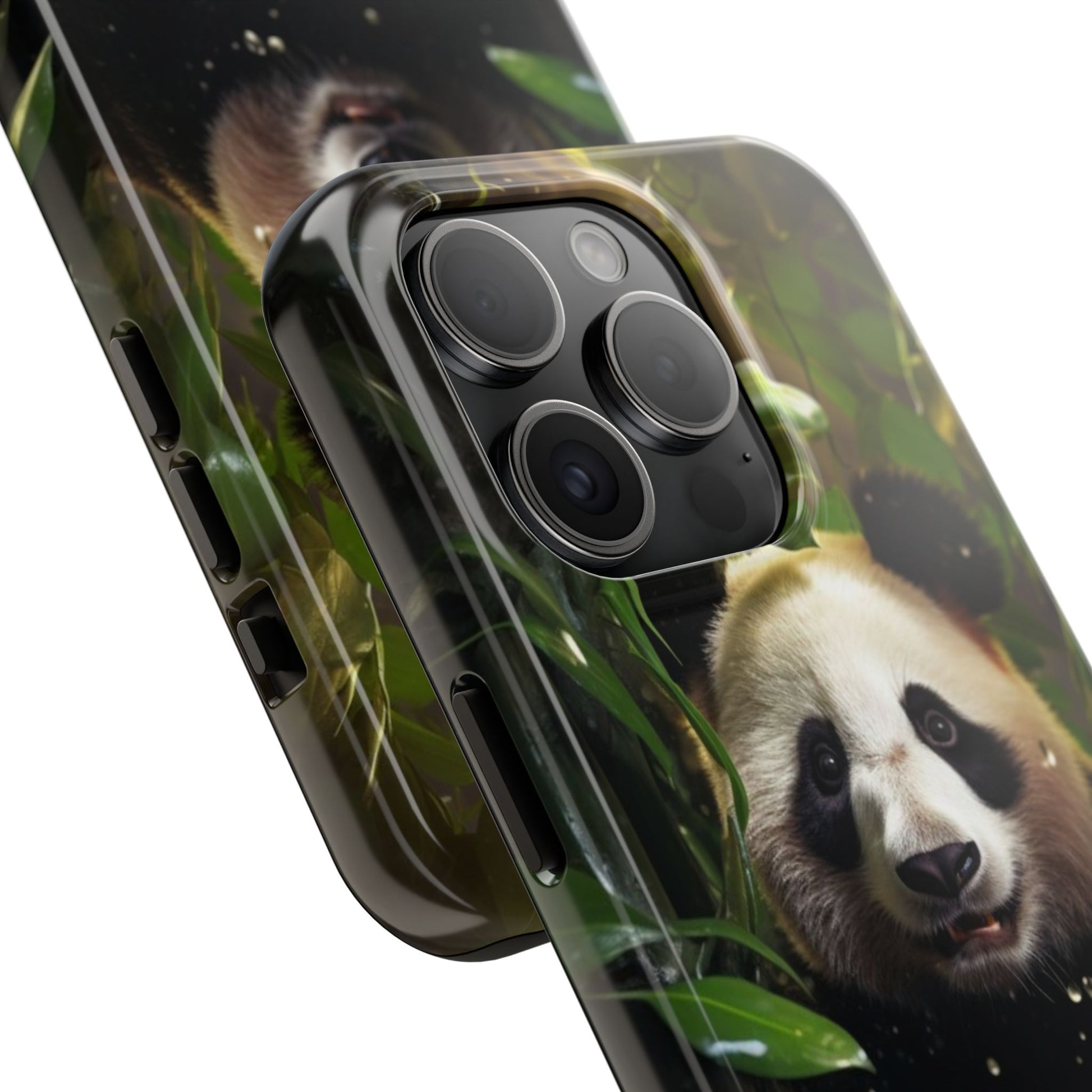 Smiling Panda Theme Phone Cases for iPhones & Samsung Phones