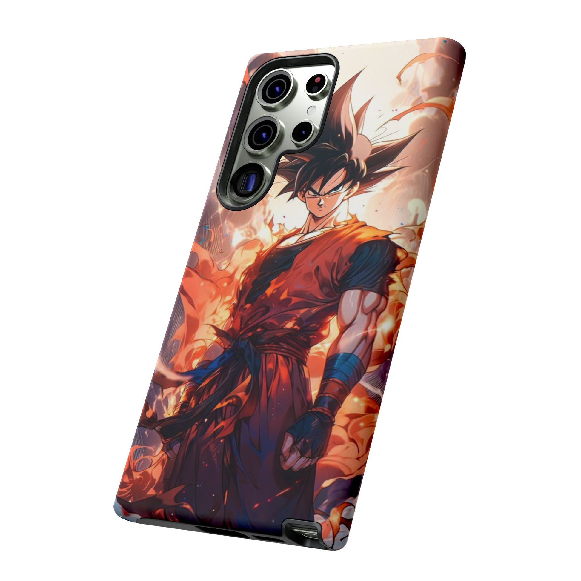 Anime Manga Dragon Ball Z Goku Tough Cases for iPhones, Samsung, and Pixel