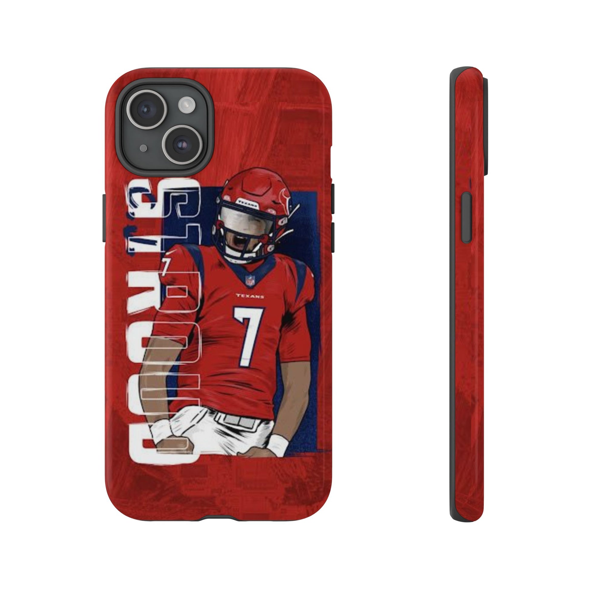 Houston Texans Football CJ Stroud Tough Cases for iPhones, Samsung, and Pixel