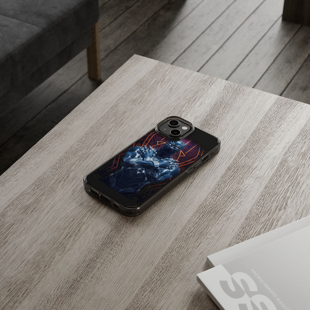 Black Panther Super Hero iPhone & Samsung Case, Wireless Charging compatible