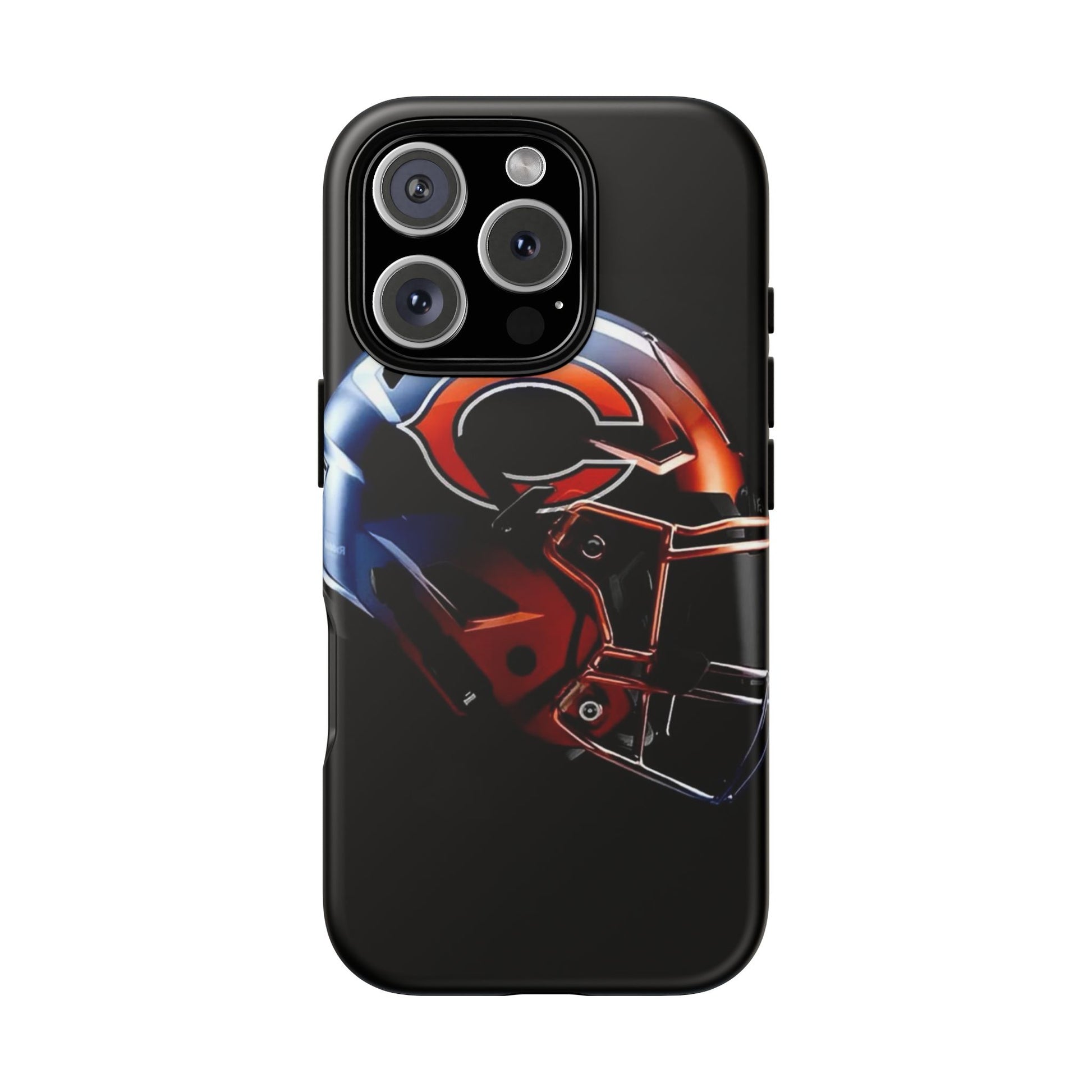 Football Helmet Chicago Bears Phone Case, Tough Cases for iPhones, Samsung, and Pixel