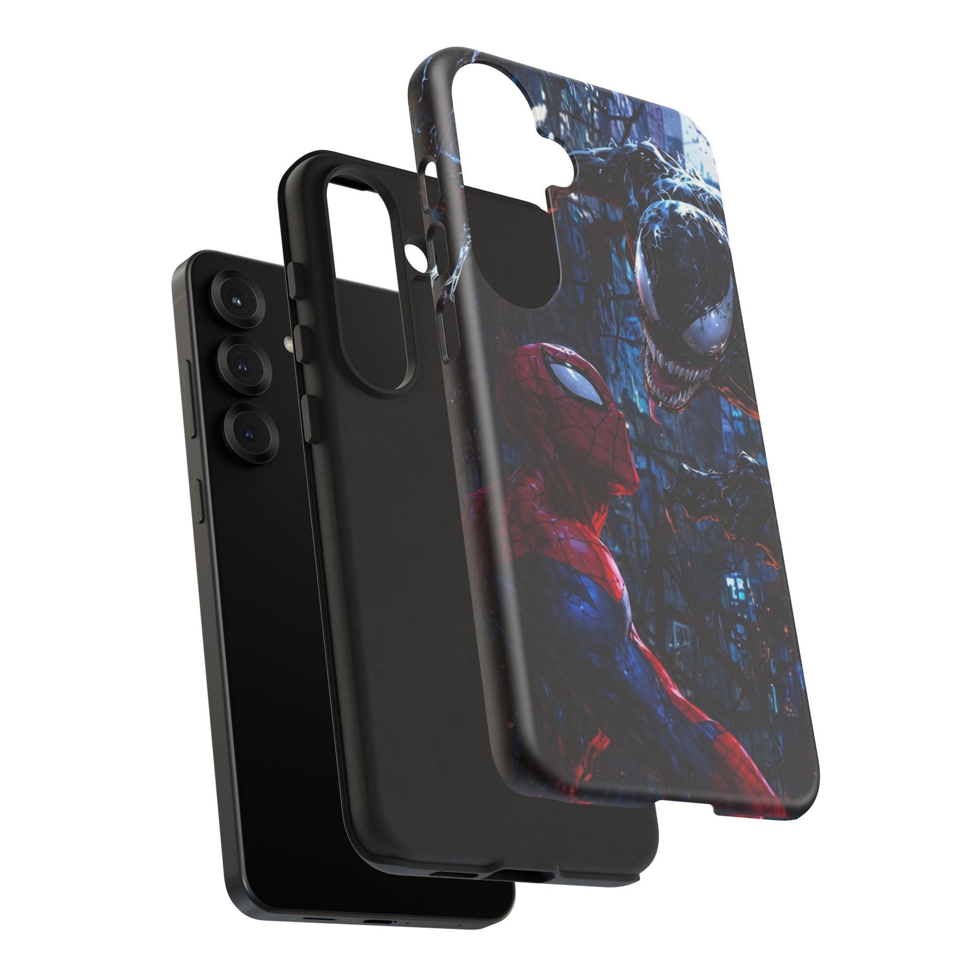 Venom x Spiderman Phone Case, Tough Cases for iPhones, Samsung, and Pixel