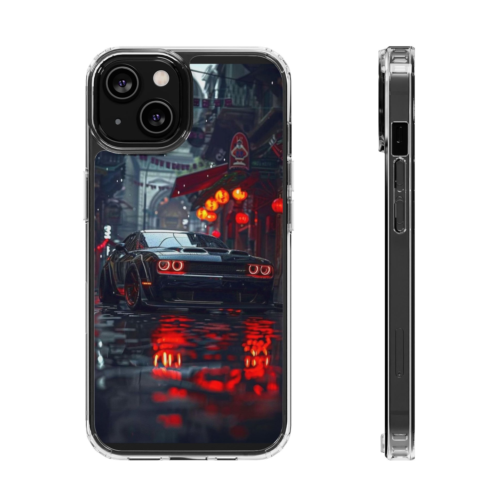 Muscle Car Phone Case, Dodge Charger Hellcat Protective Iphone Samsung Cover