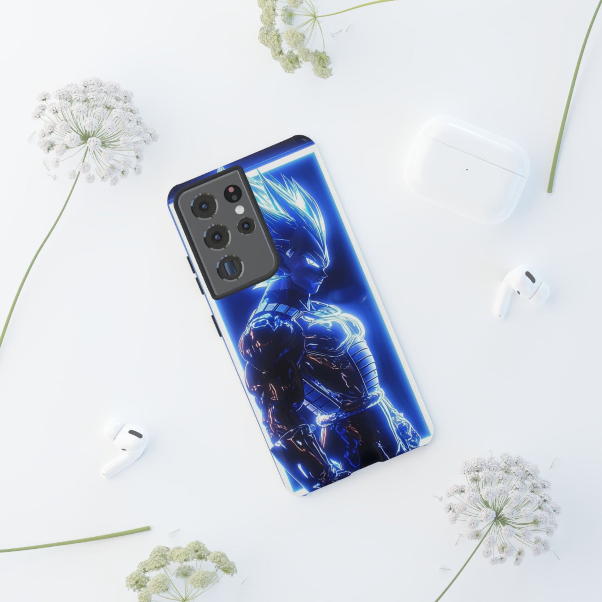 Anime Dragon Ball Z Super Saiyan Tough Cases for iPhones, Samsung, and Pixel