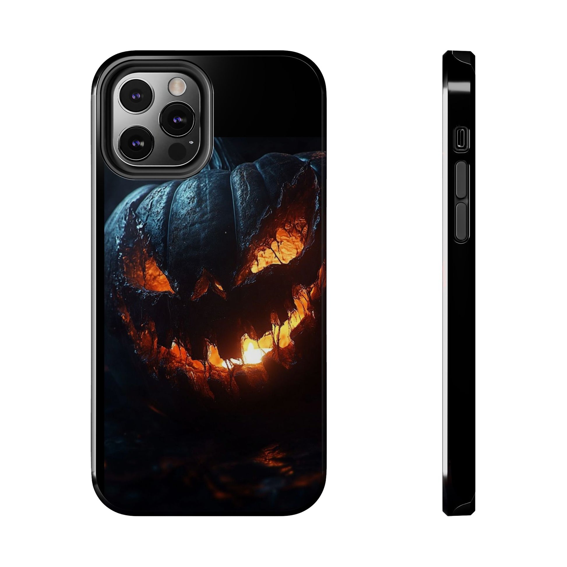 Scary Pumpkin Halloween Theme Phone Cases for iPhones & Samsung Phones