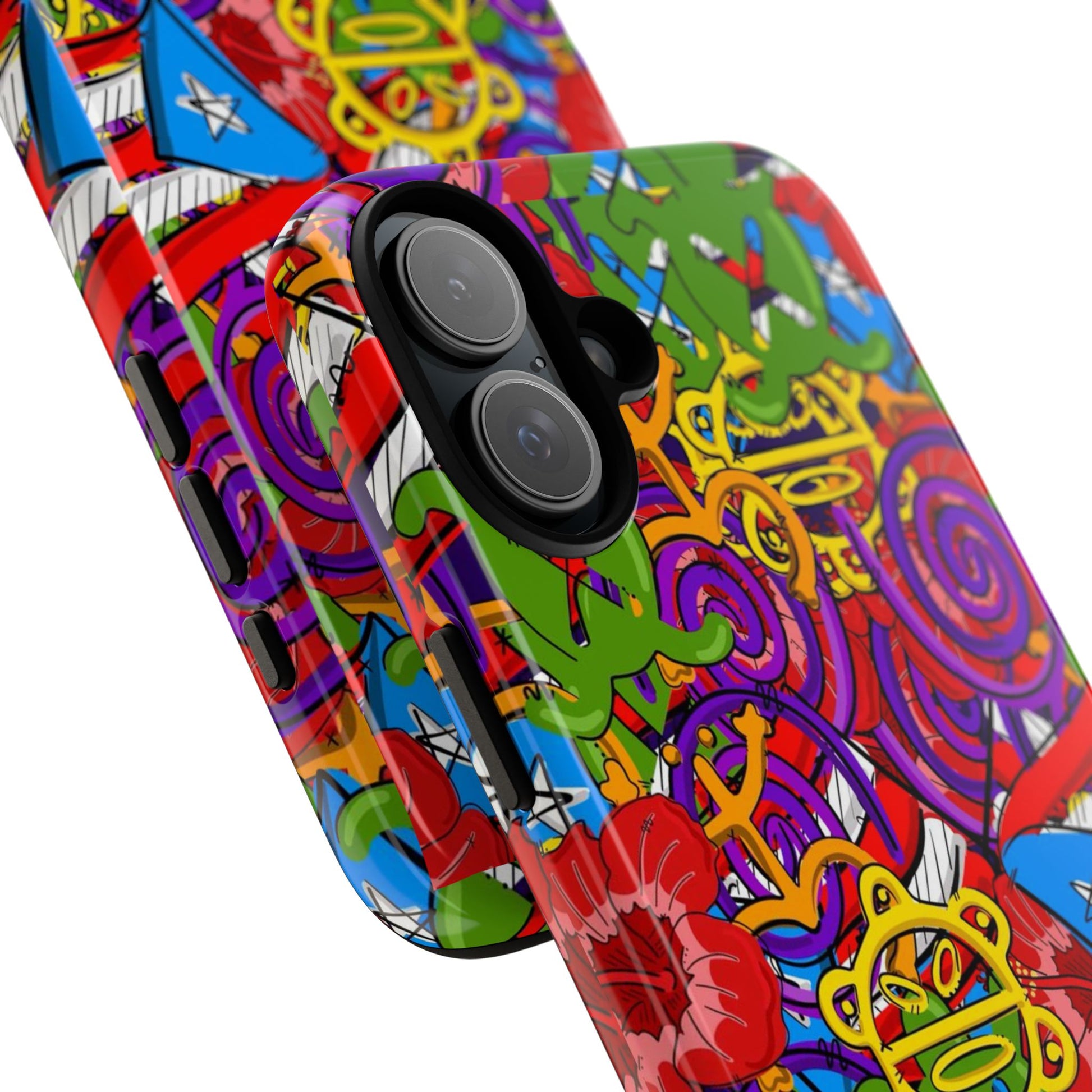 Puerto Rico Taino Tribal Art Tough Cases for iPhones, Samsung, and Pixel