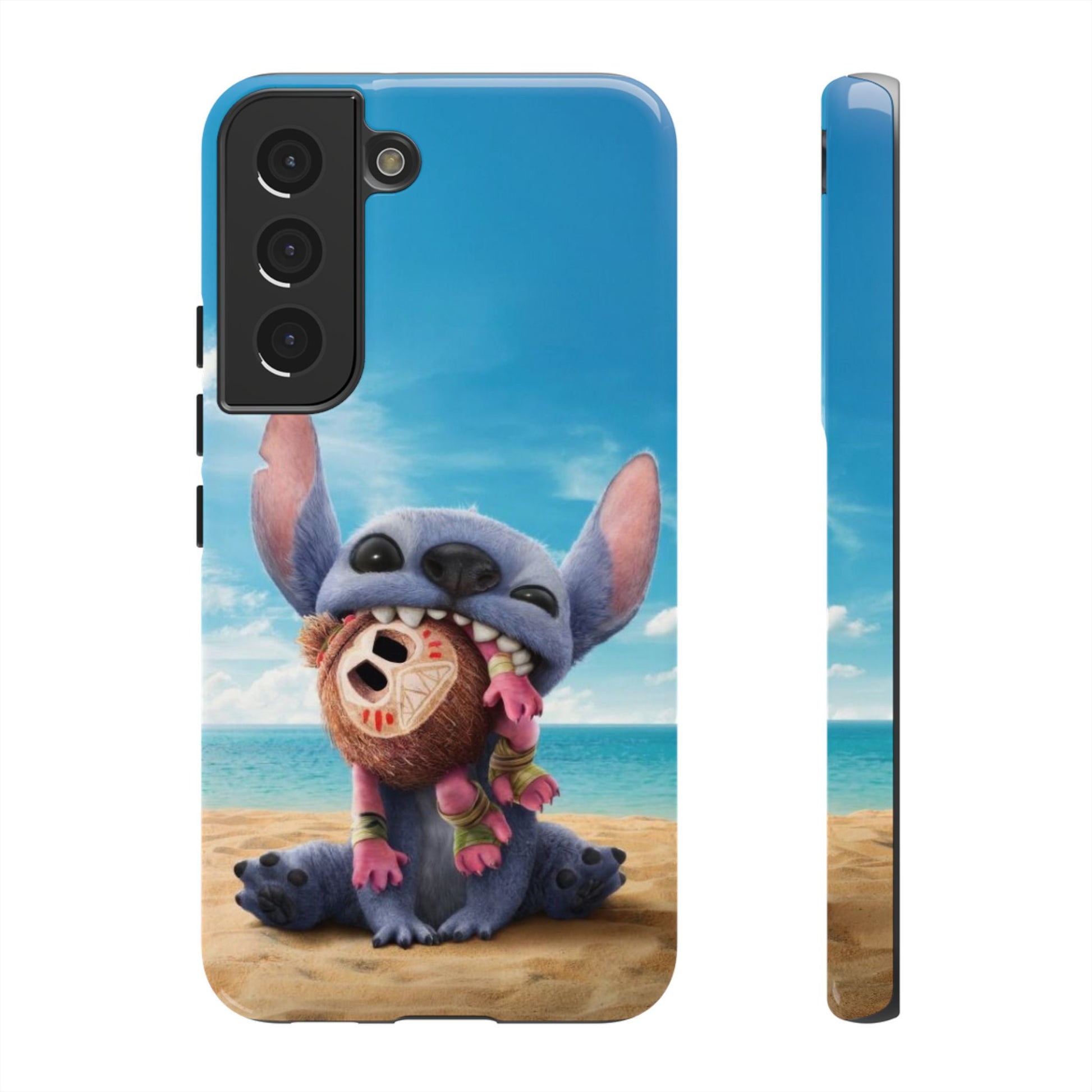 Stitch Beach Sunset Landscape Phone Case for iPhone, Samsung Galaxy, & Pixel Phones