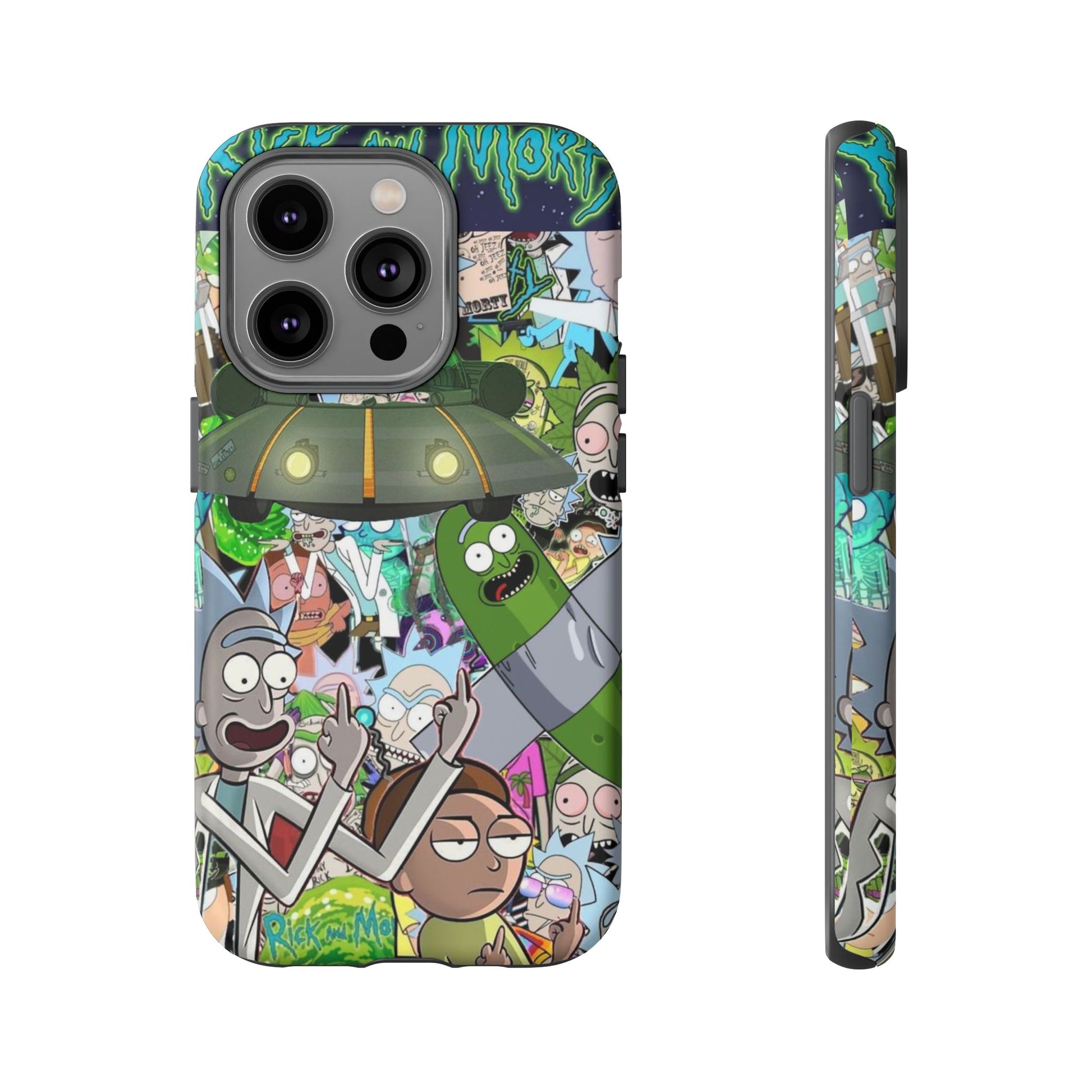 Rick and Morty Phone Case, Tough Cases for iPhones, Samsung, and Pixel